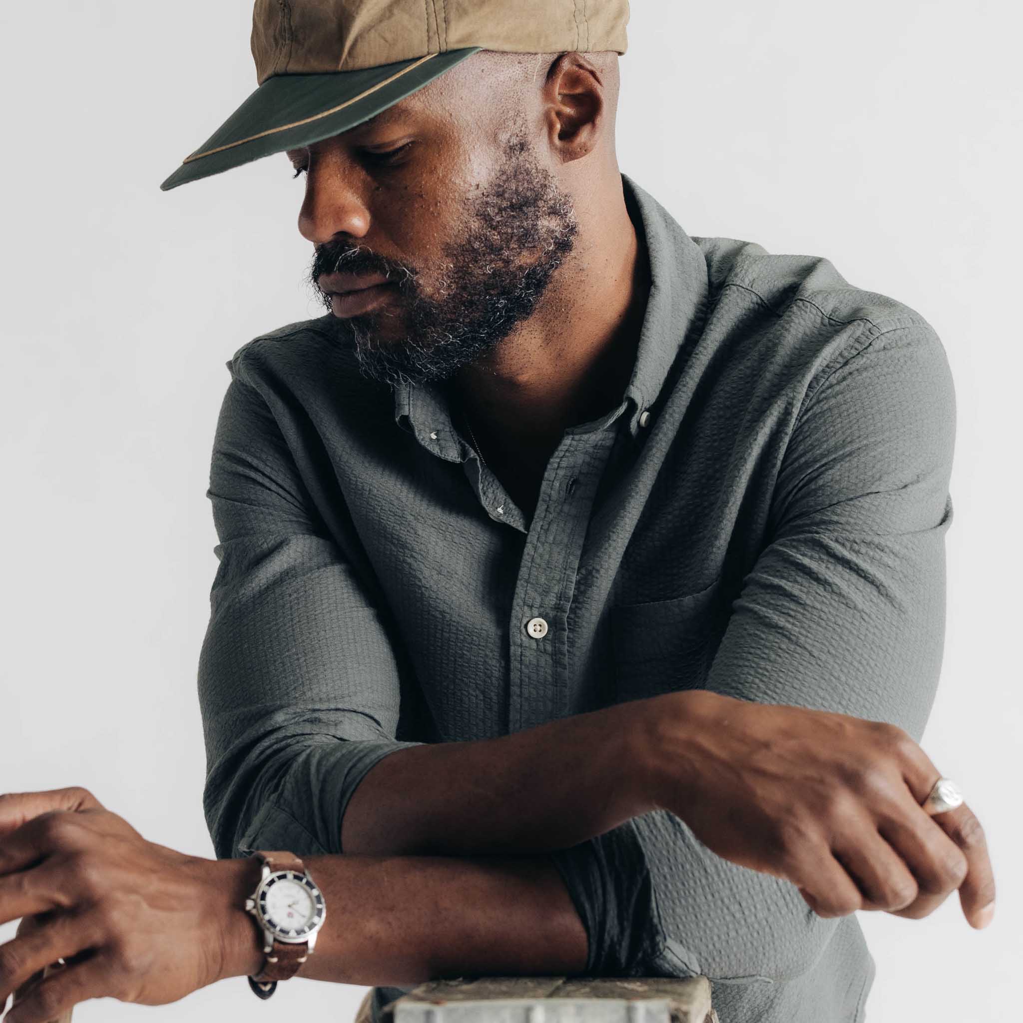 The Jack Shirt Deep Sea Seersucker