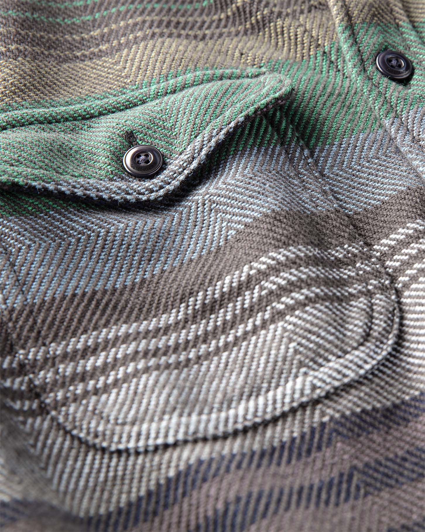 Blanket Shirt Forest Sonoran Stripe