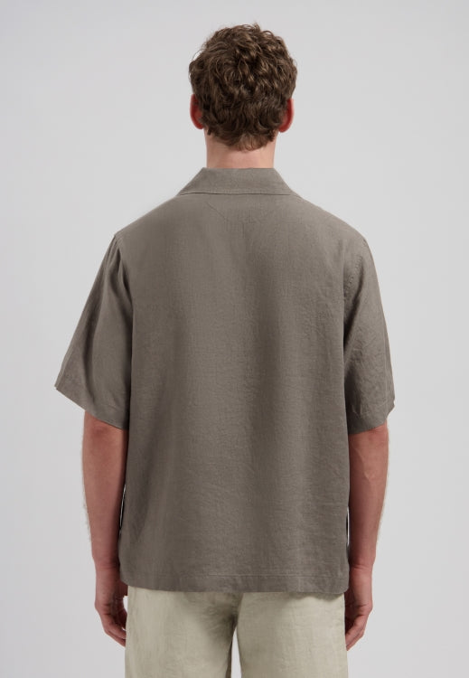 Hero Resort Shirt Grey Brown