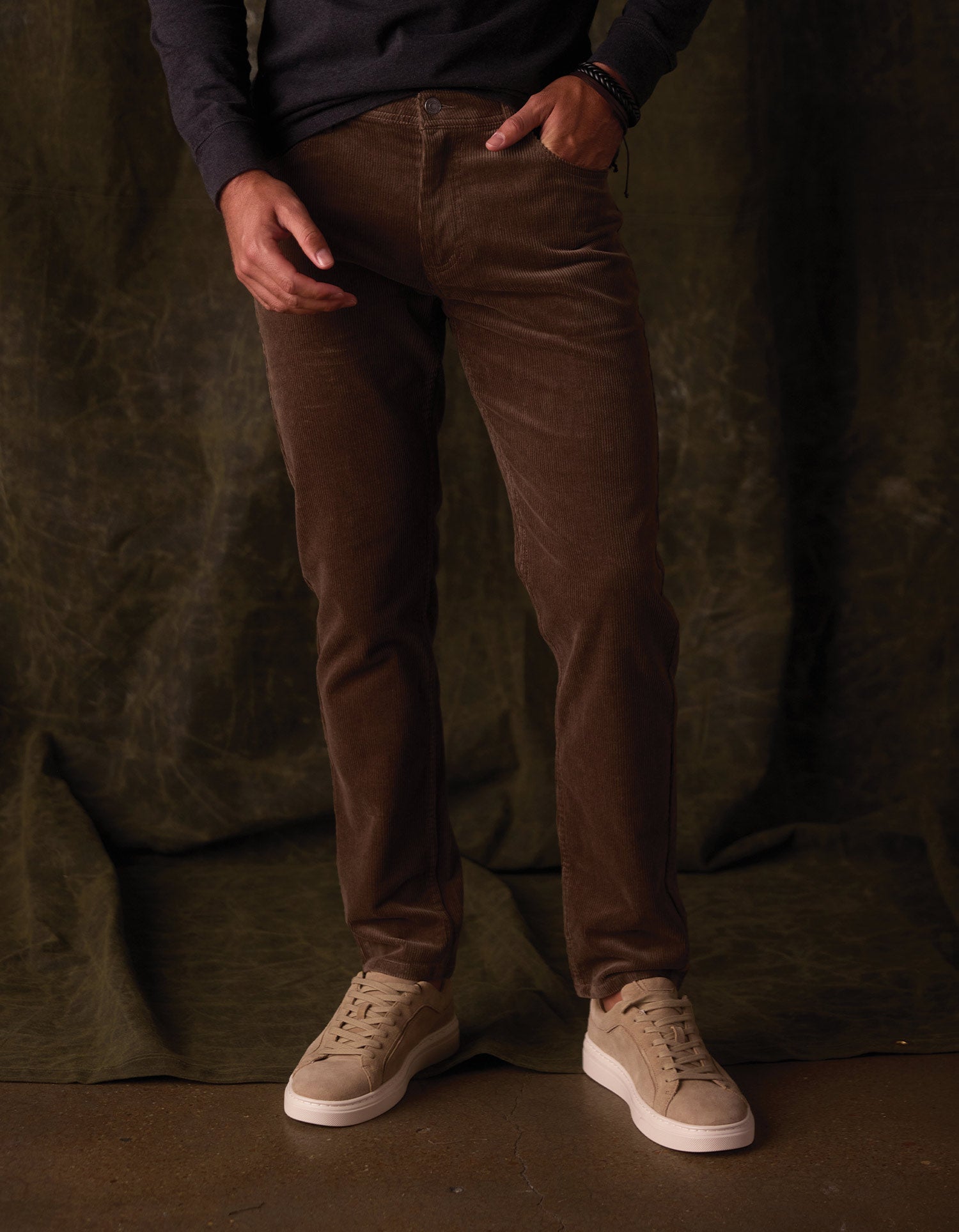 Cord 5-Pocket Pant Taupe