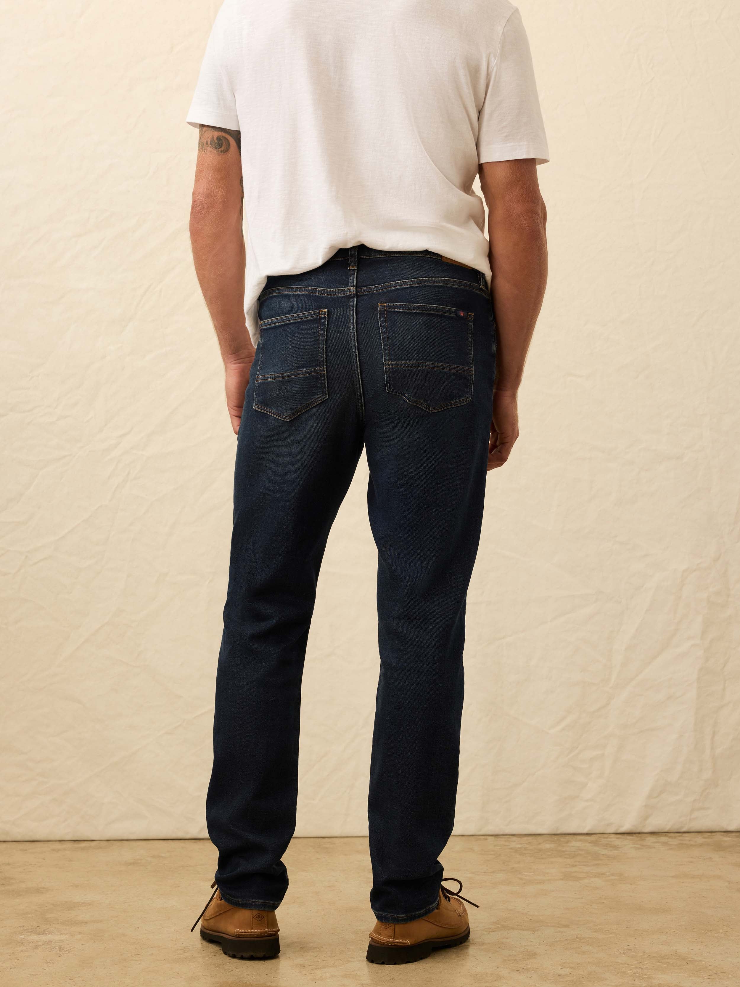 Stretch Terry Indigo 5 Pocket Belmar Coast Wash