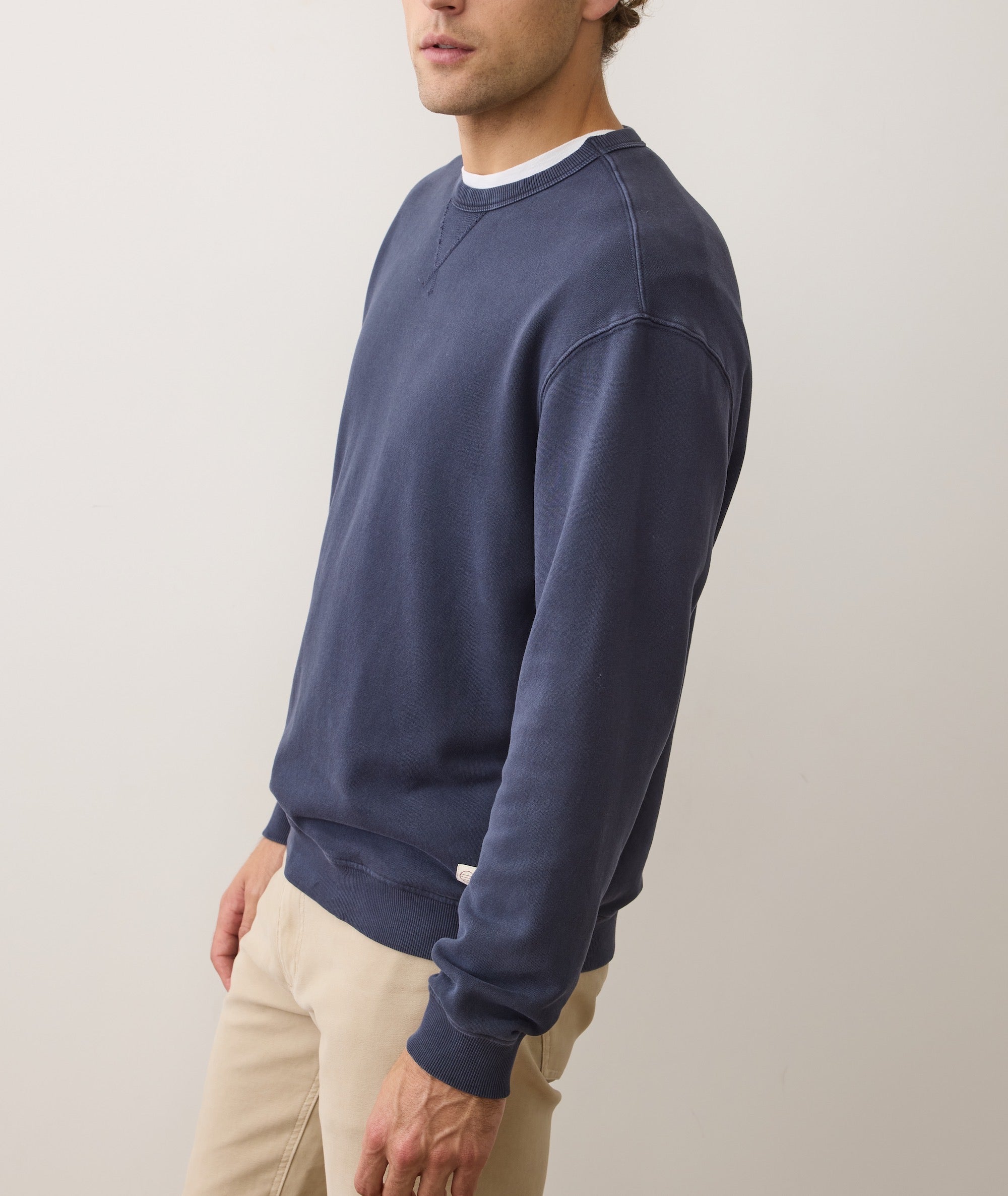 Relaxed Cloud 9 Fleece Crewneck Mood Indigo