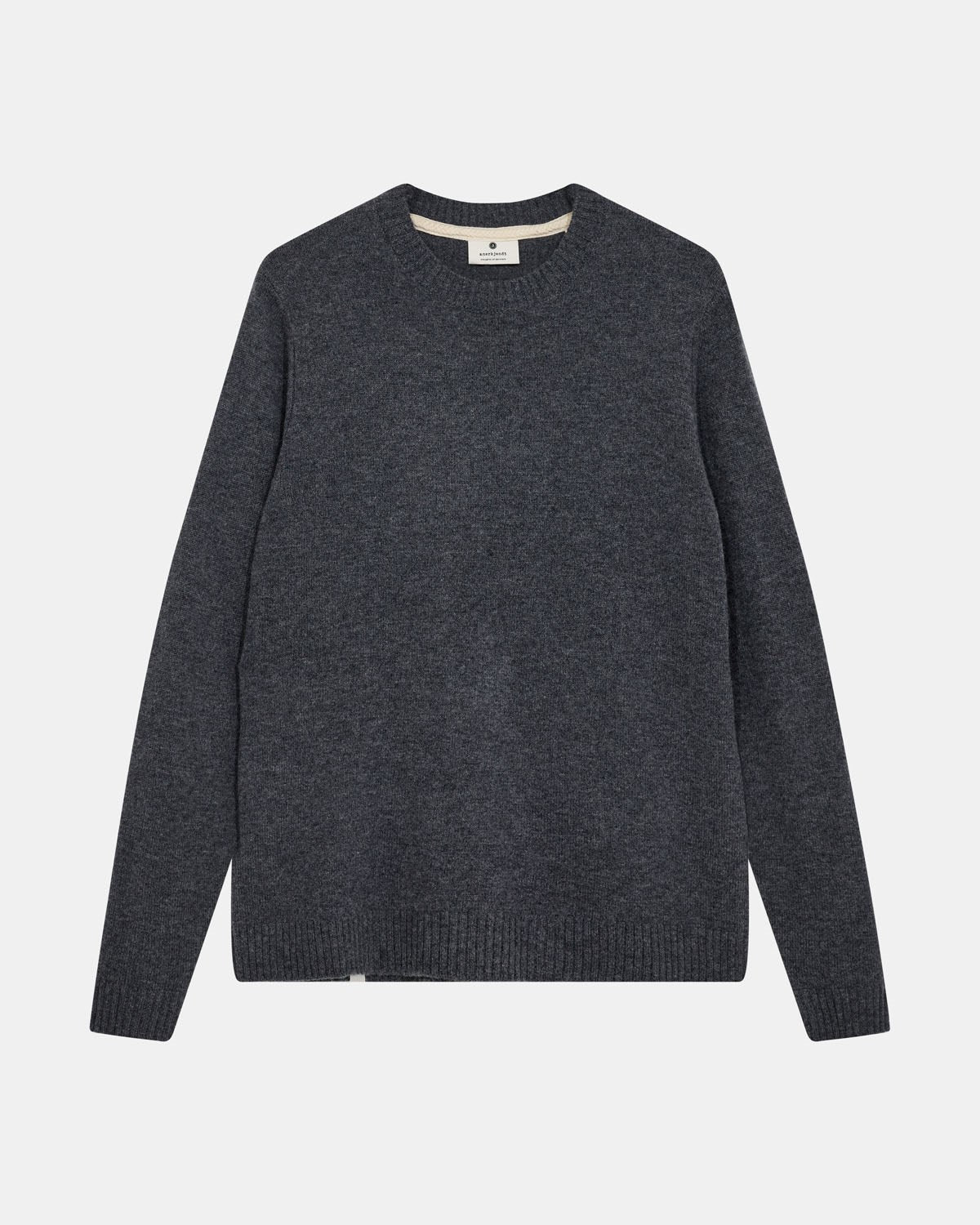 Akpeter Merino Wool Knit Dark Grey Melange