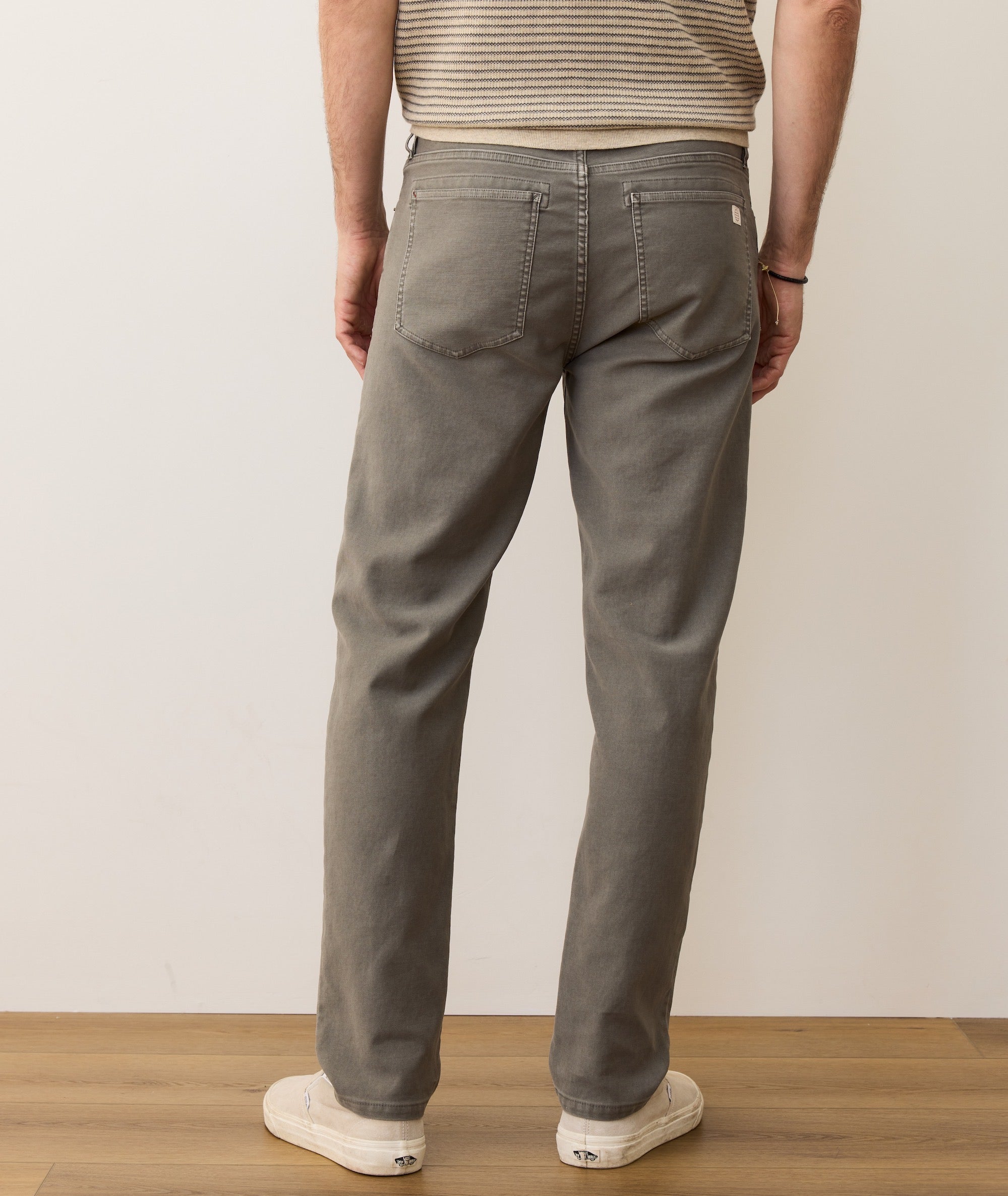 Slim Straight Flex Terry Pant Olive