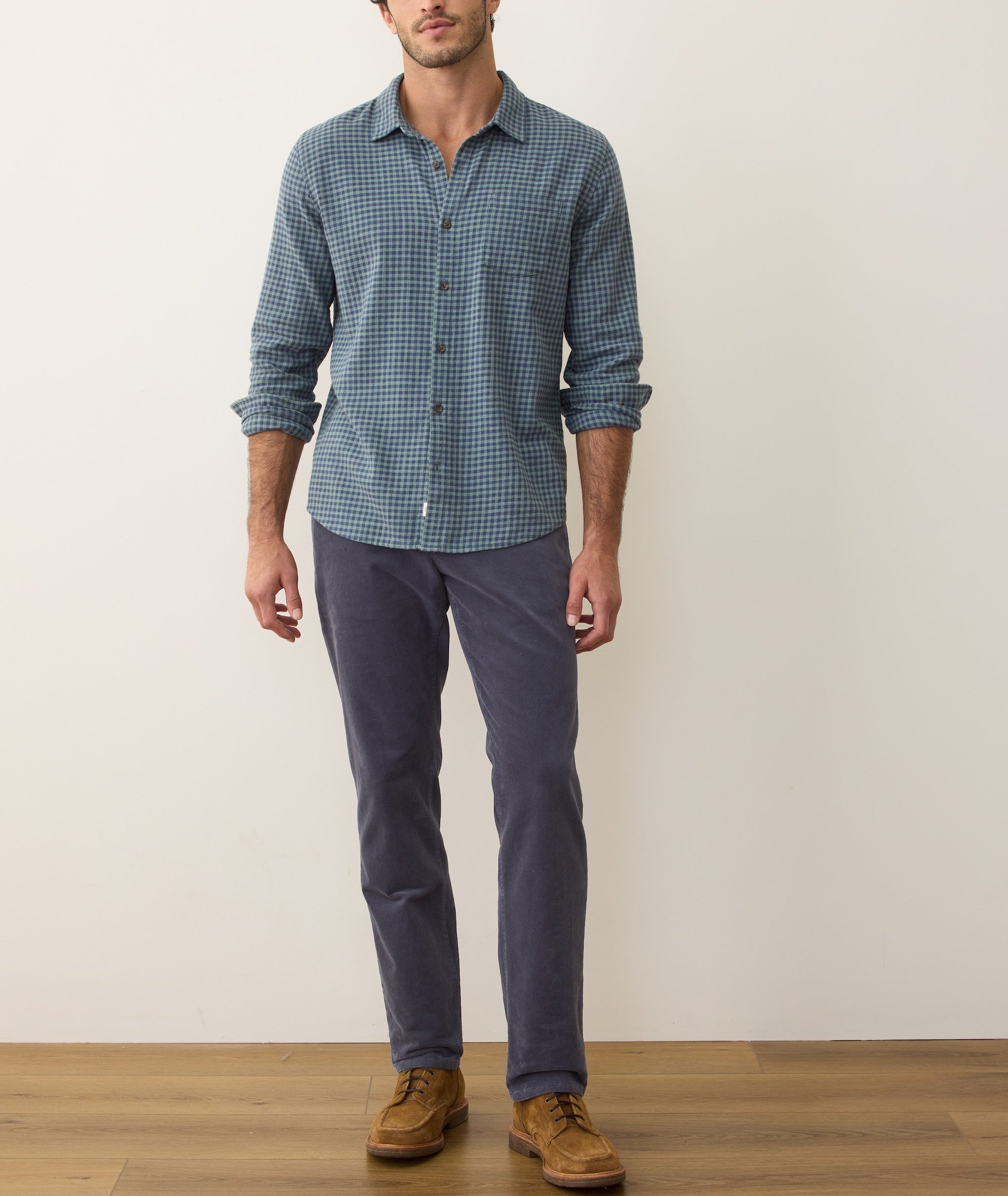 Saturday Slim Straight Moleskin Chino Mood Indigo