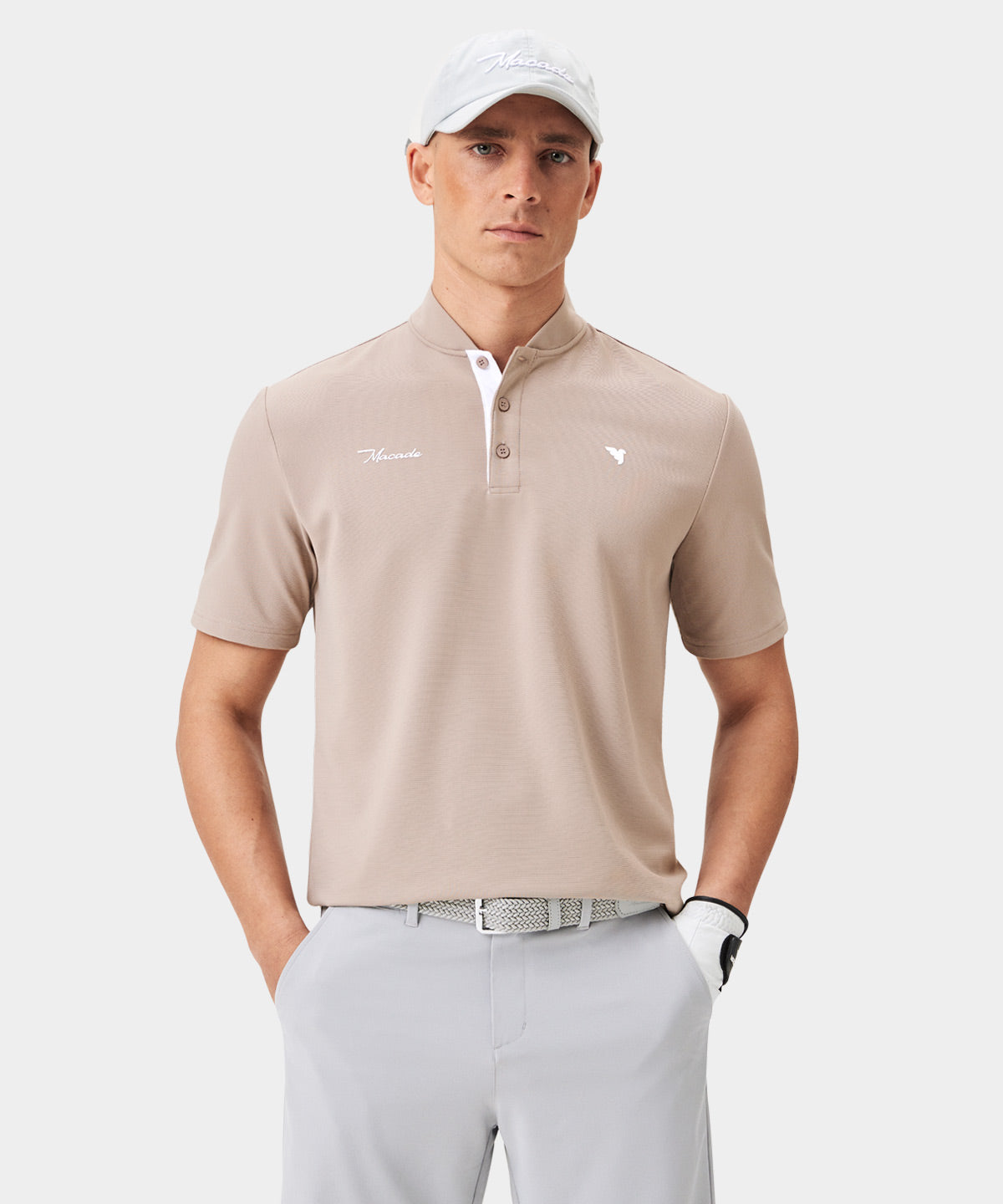 Heath Bomber Shirt Tan