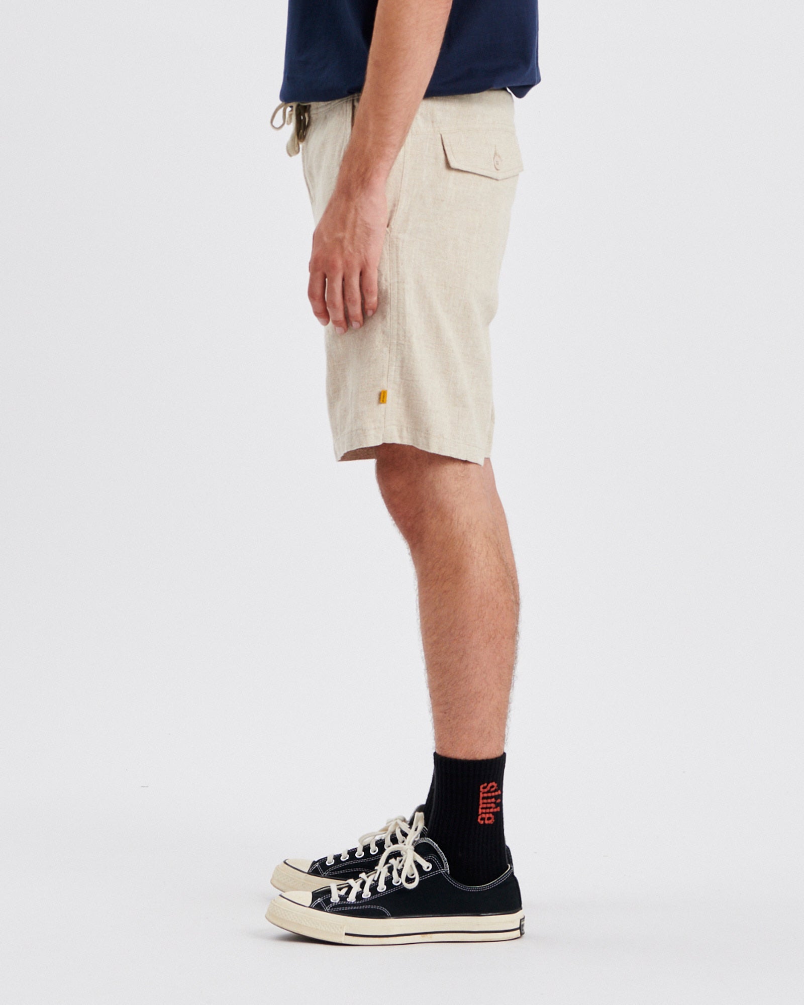 Cruiser Linen Short Ecru