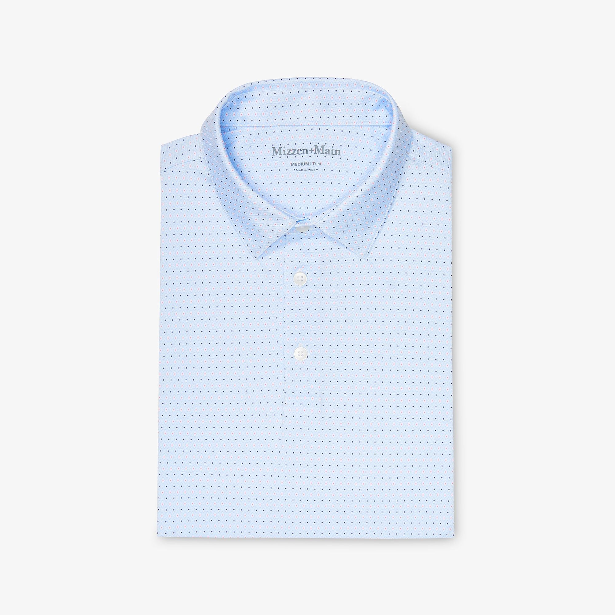 Versa Short Sleeve Polo Provence Diamond Sunburst