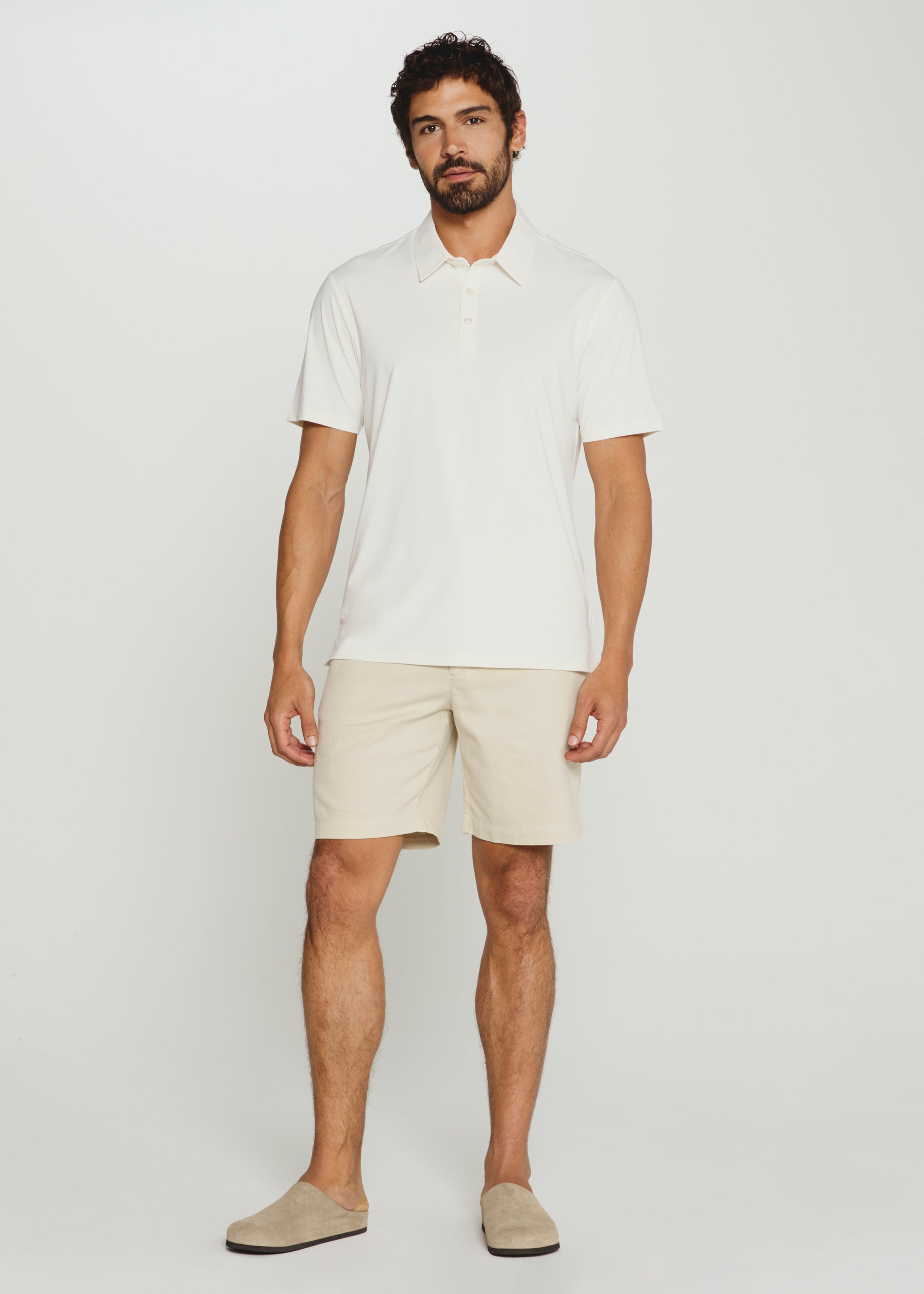 Laguna Linen Pull-On Short Sand
