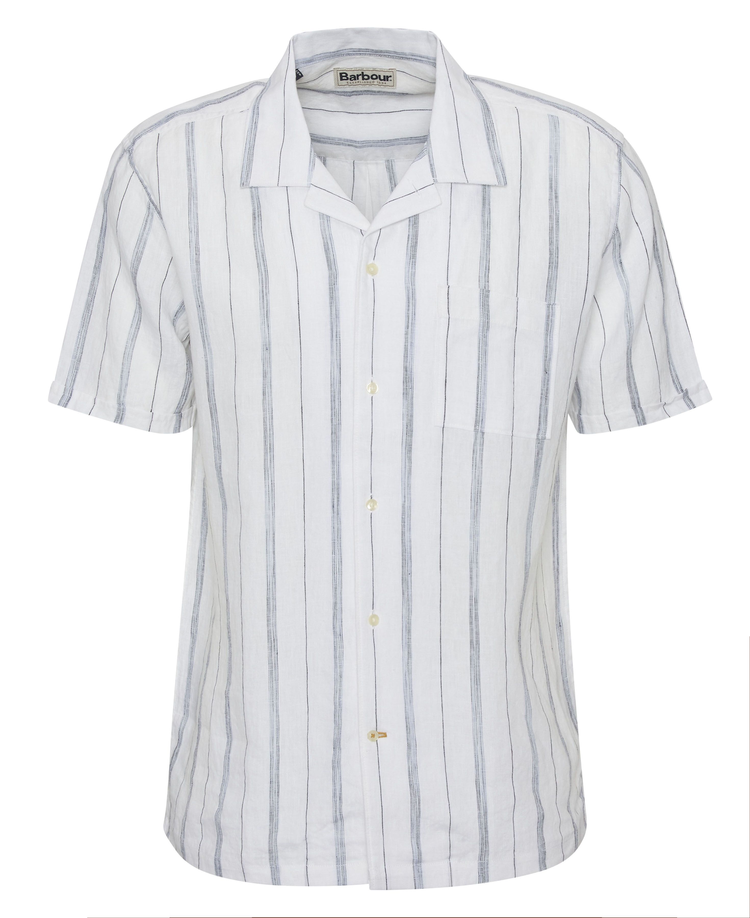 Garnock Stripe Shirt White