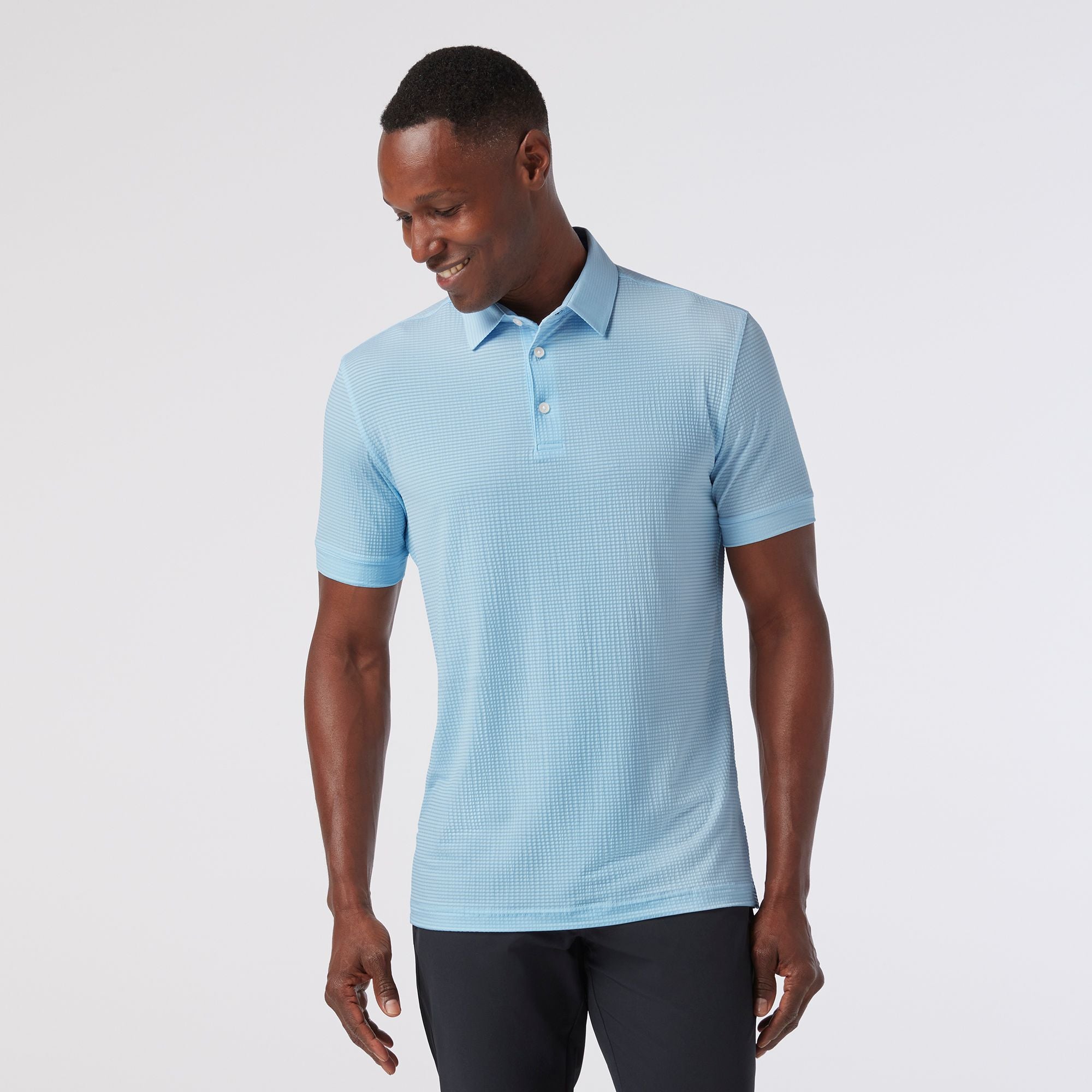 Copa Short Sleeve Polo Light Cyan