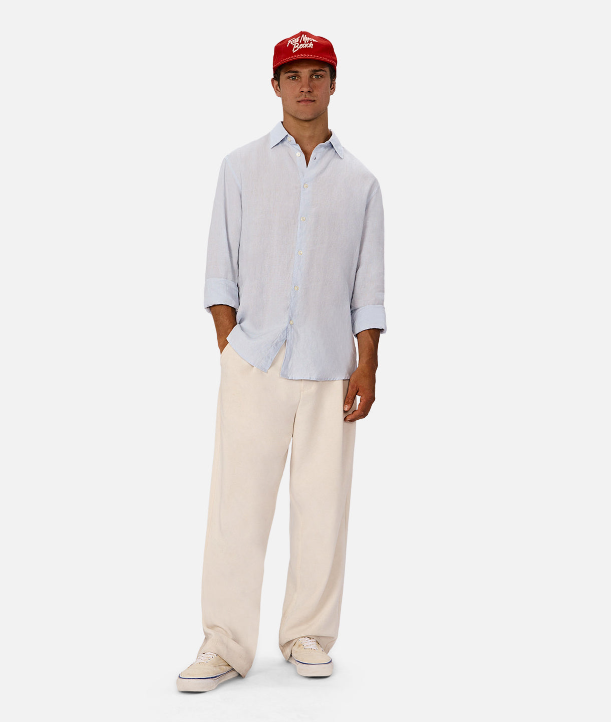 The St. Martins Long Sleeve Shirt Powder Blue