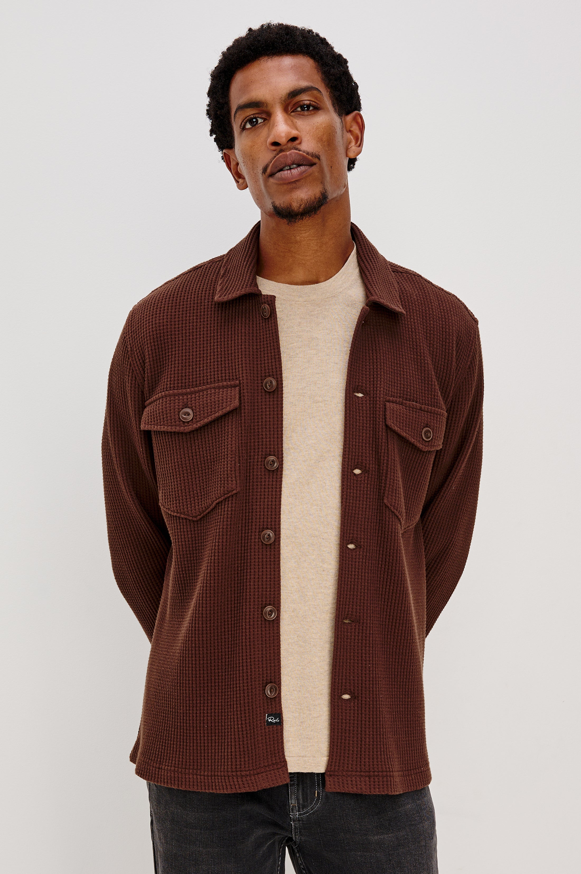 Wells Shirt Jacket Chocolate