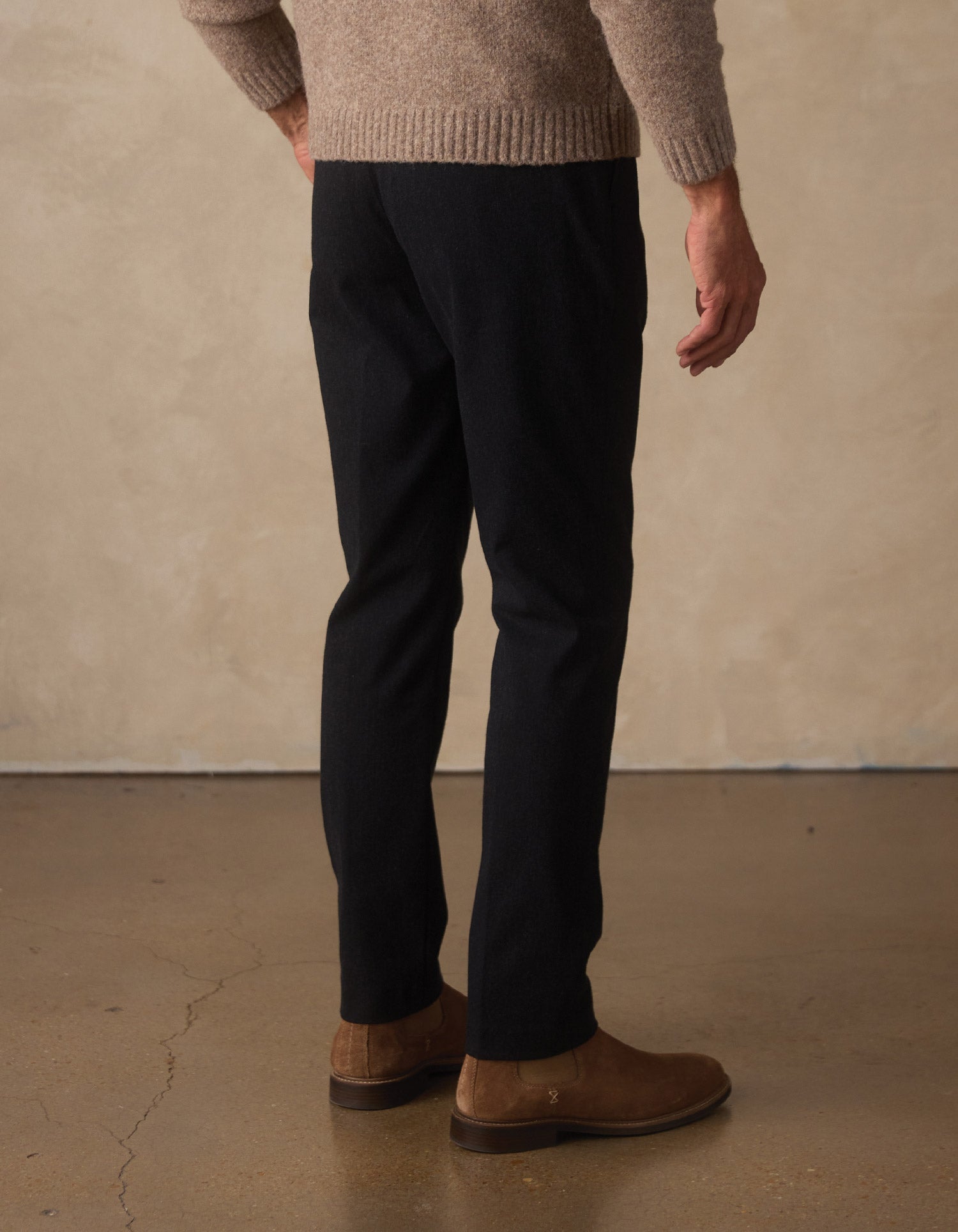 Stretch Suiting Trouser Charcoal