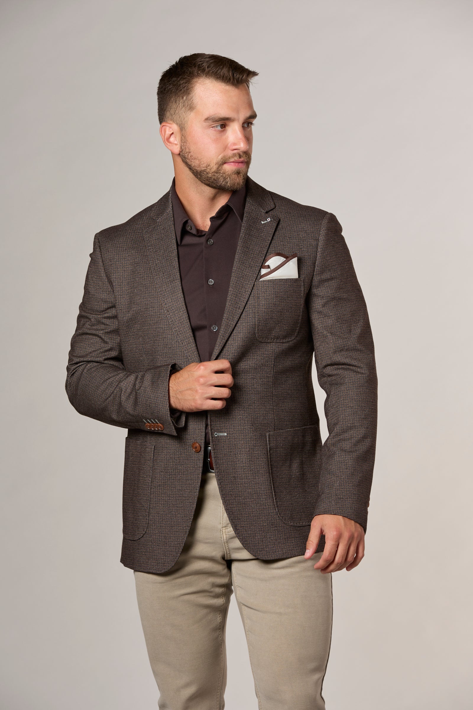 Microcheck Fashion Blazer