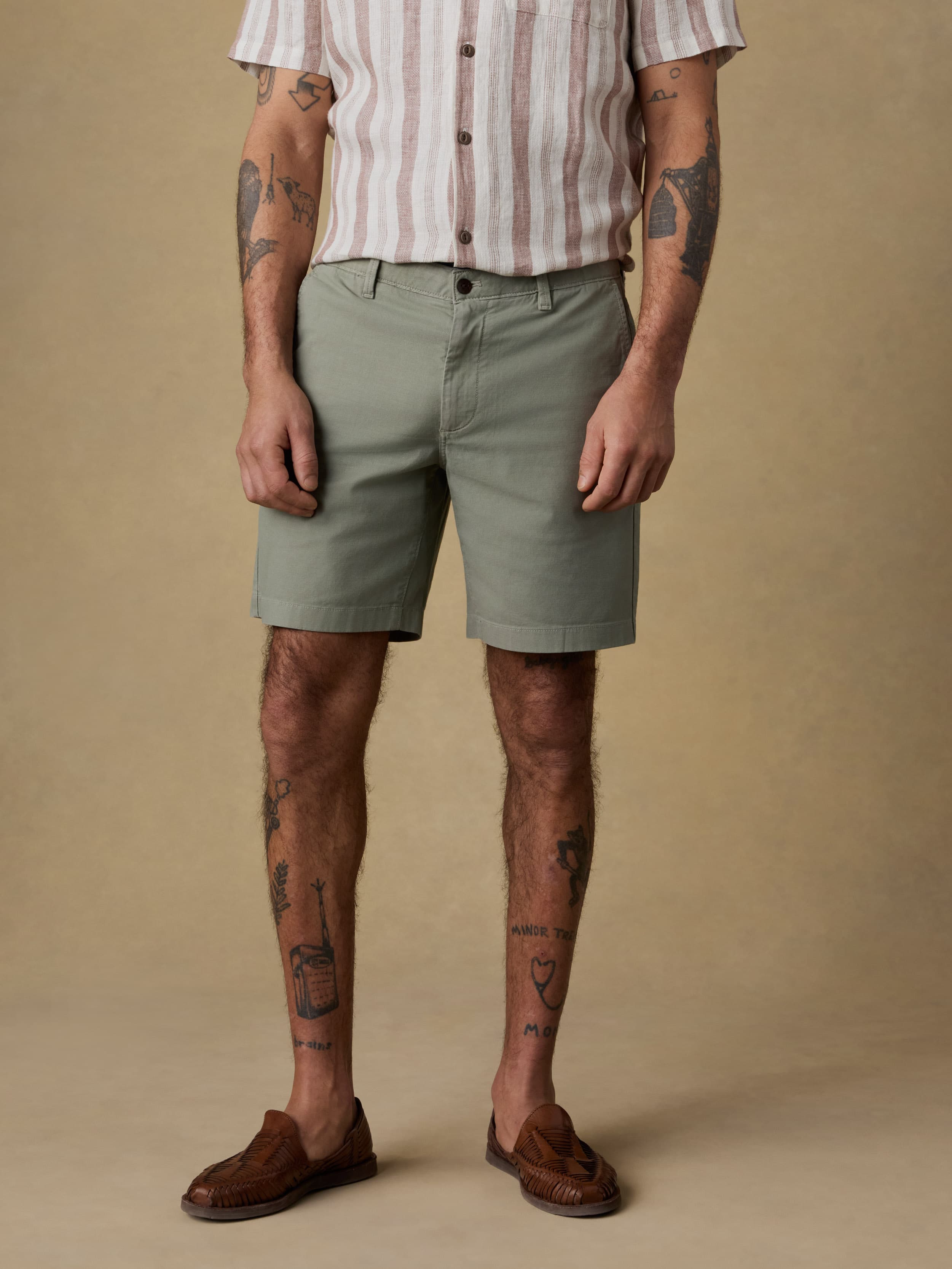 Essential Chino Short Trail Olive