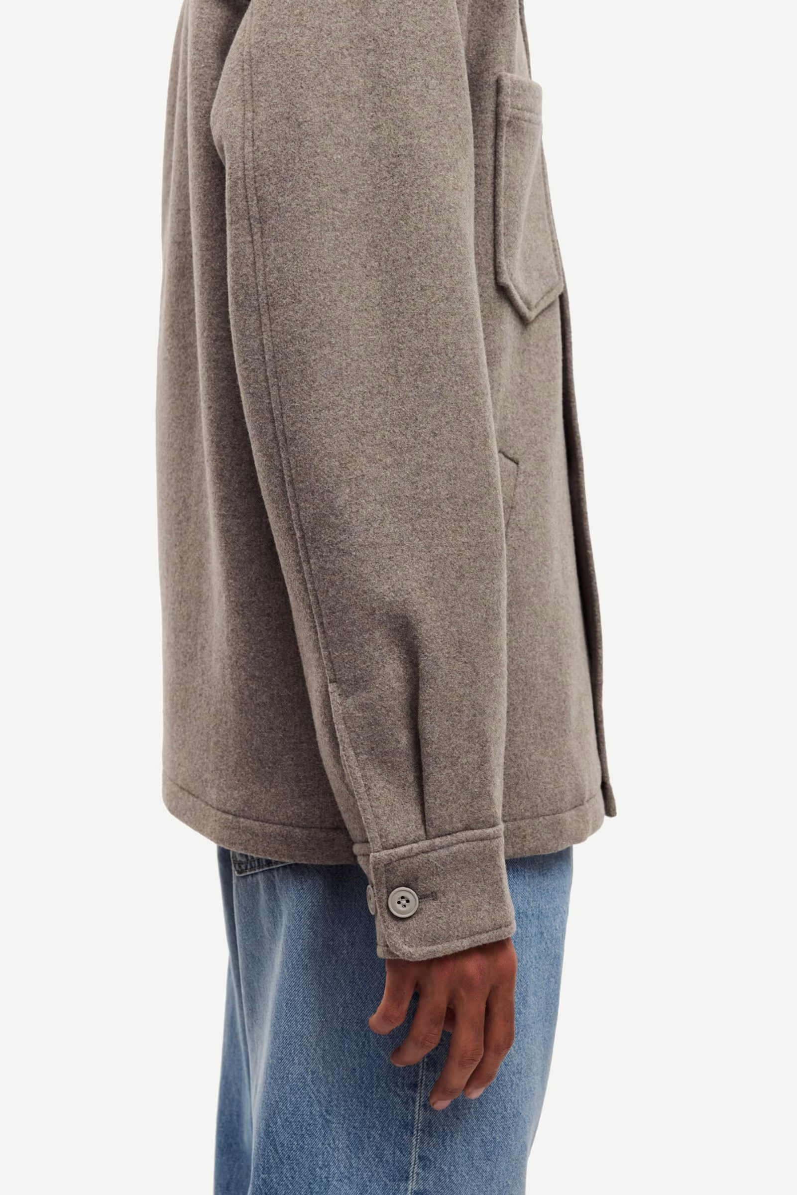 Pally Shirt Jacket Elephant Skin