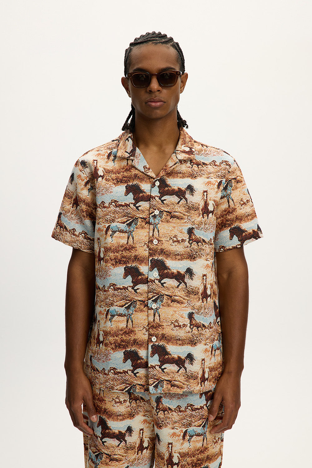 Tapestry Shirt Stallion AOP