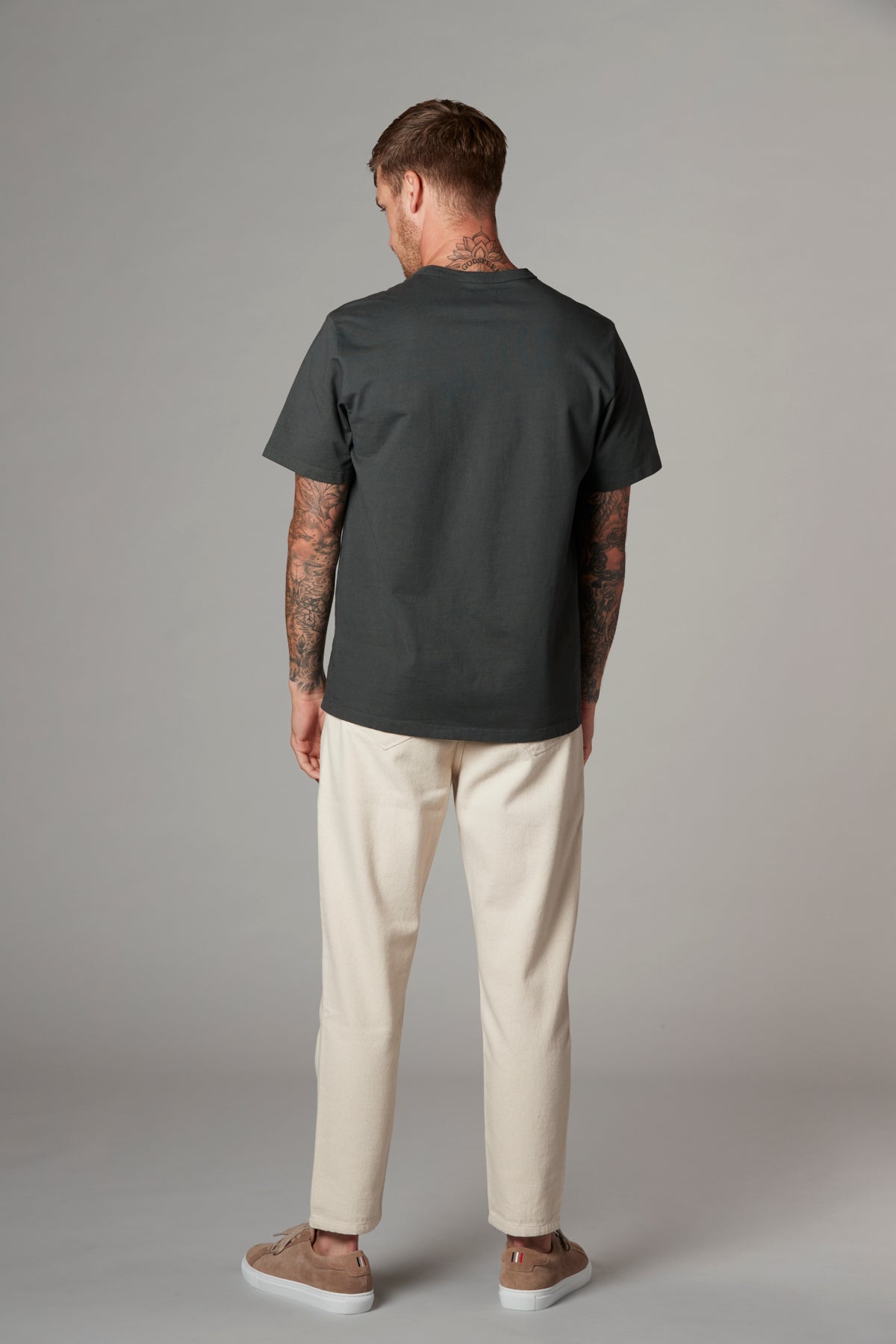 Leo Short Sleeve Crew T in Castleton Green