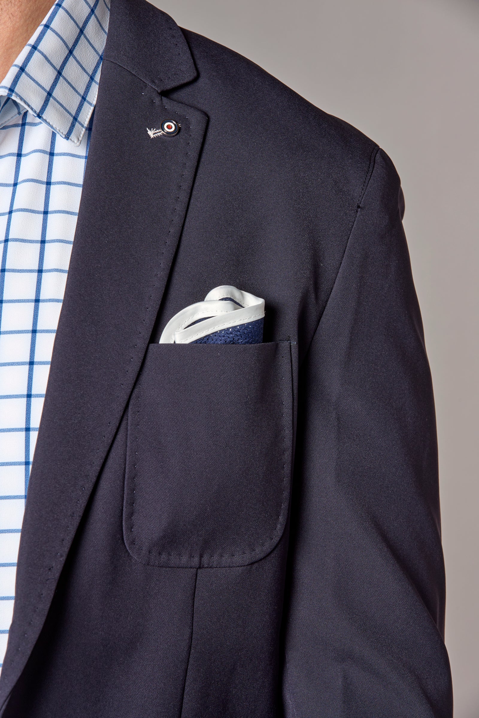 Tech Blend Stretch Jacket Navy