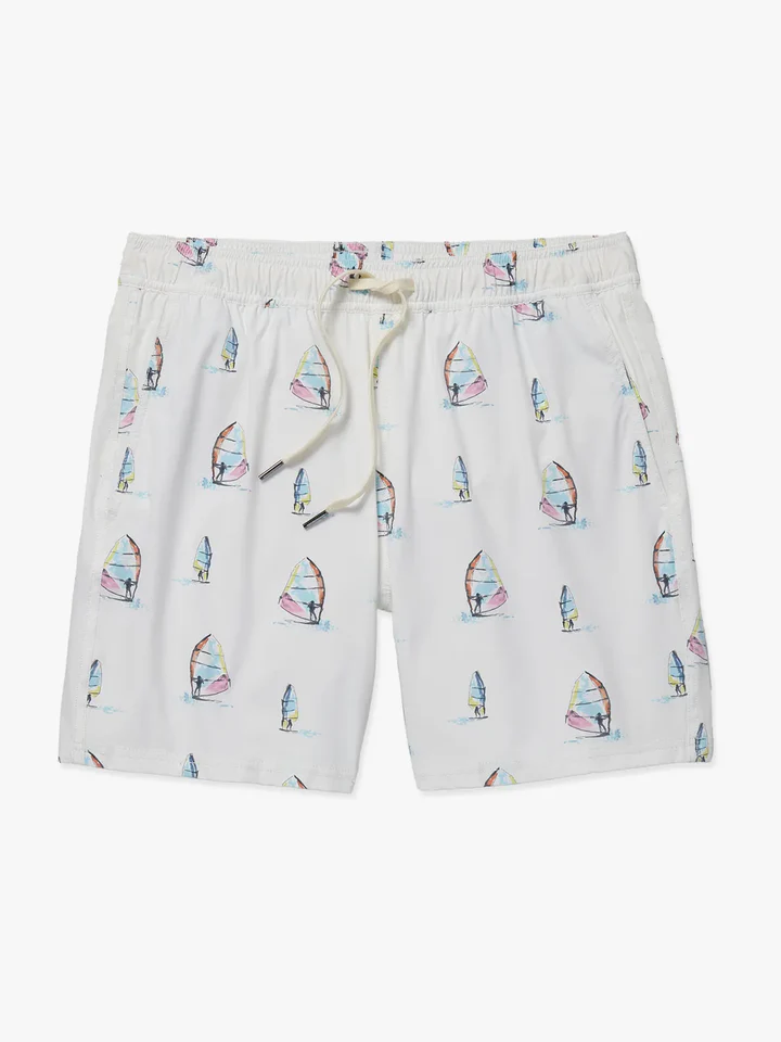 The Bungalow Trunk (5") White Windsurfer