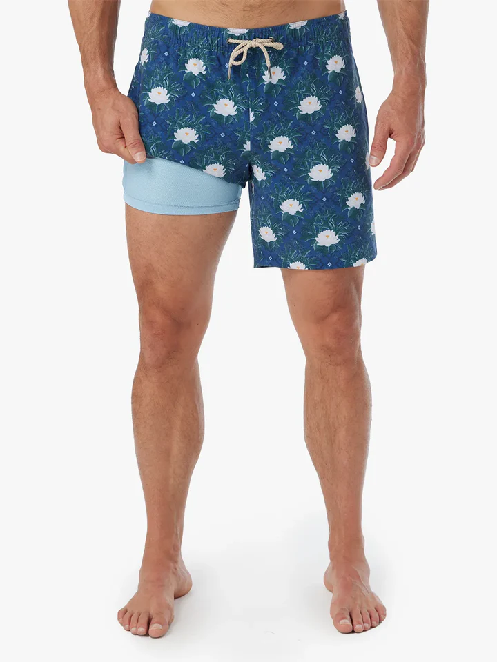 The Bayberry Trunk (WL) Navy White Lotus WL