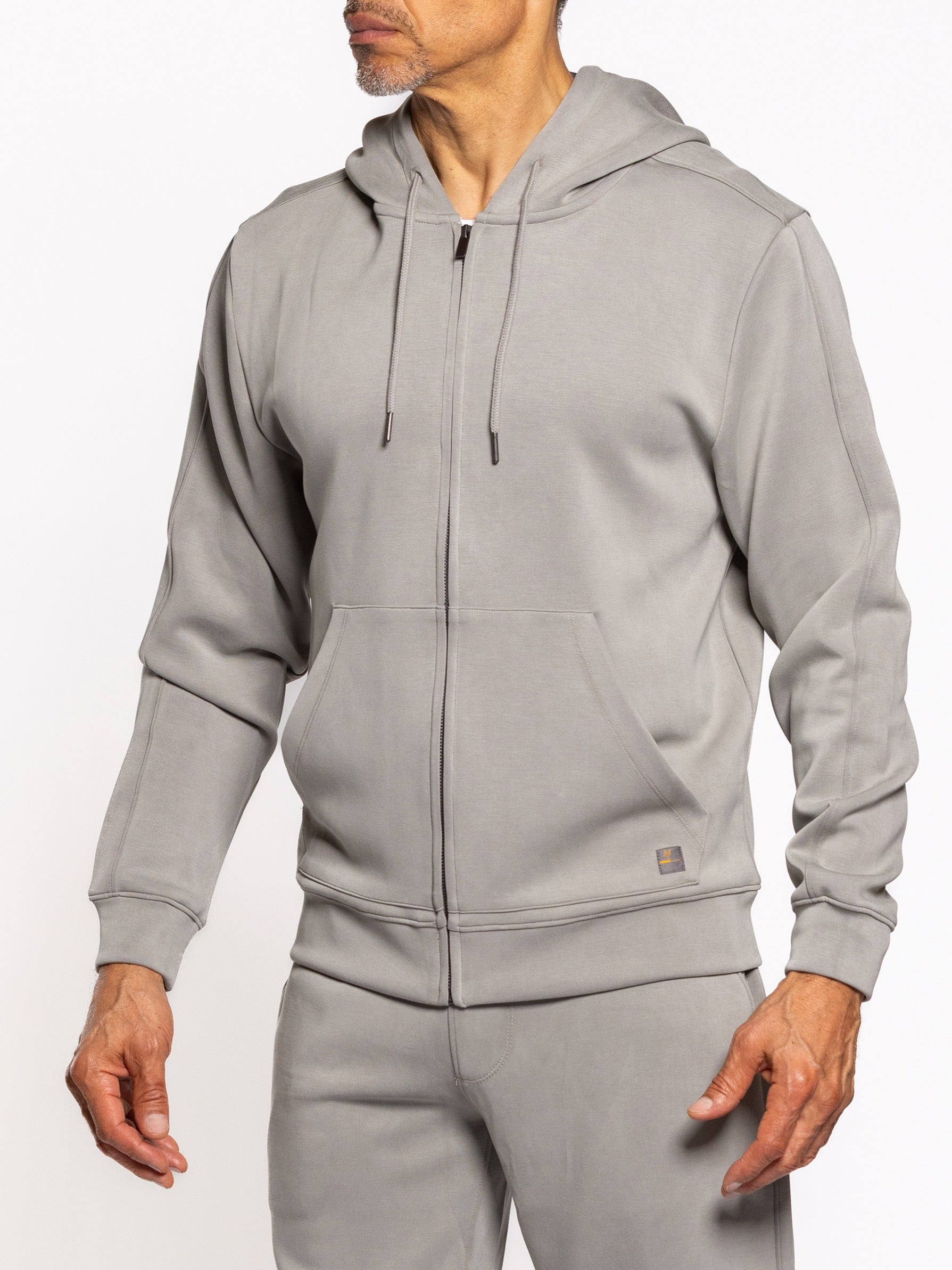 Livin It Full Zip Concrete