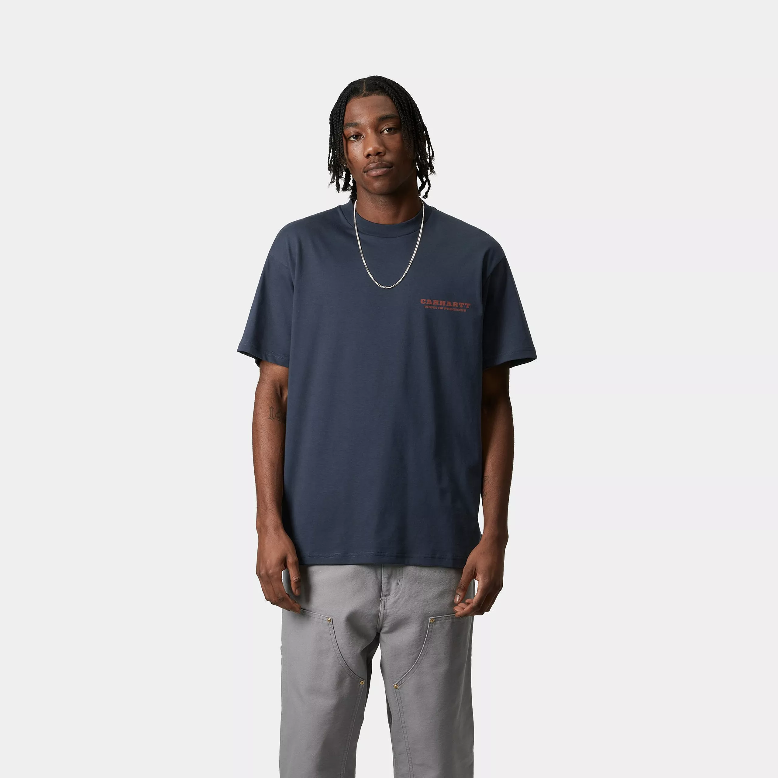 Runaway T-Shirt Blue/Vermillion