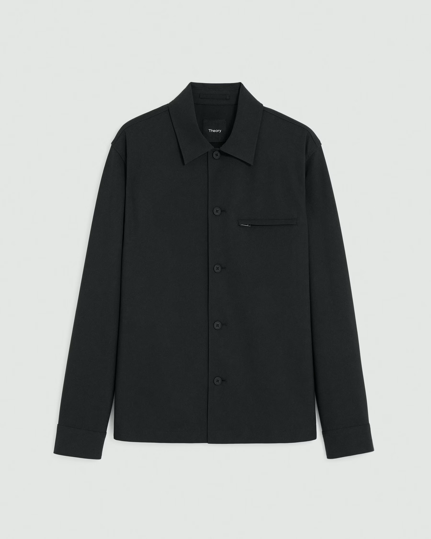 Overshirt in Precision Ponte Black