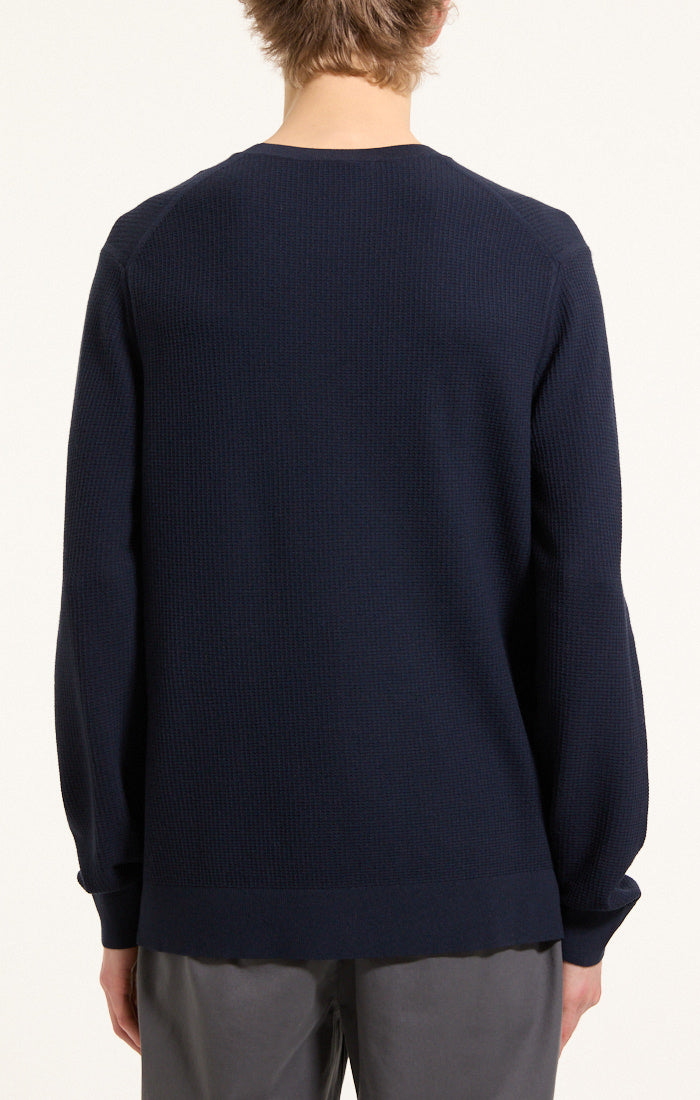 Riland Crewneck in Light Bilen Baltic