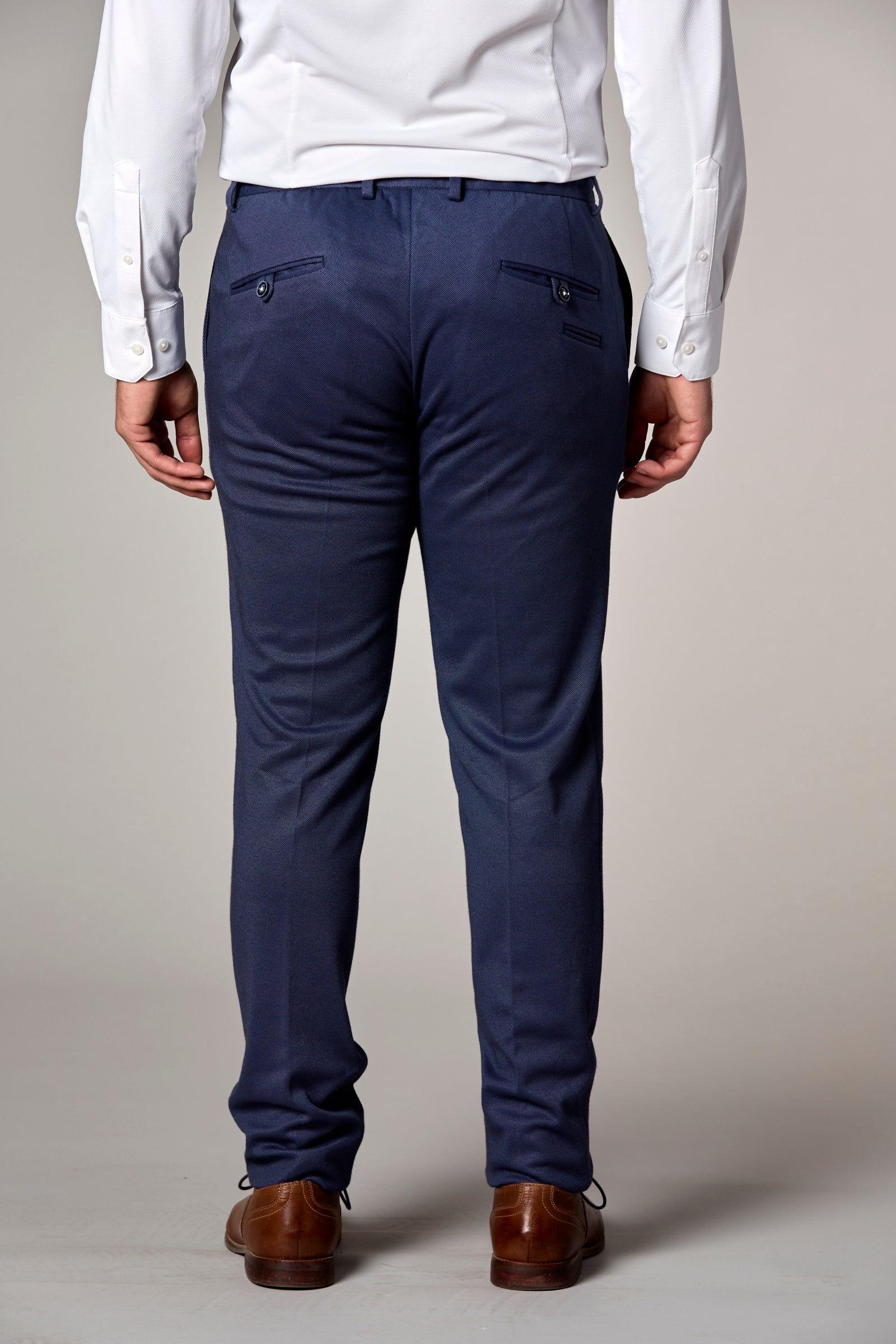 Stretch Knit Slim Pant Navy