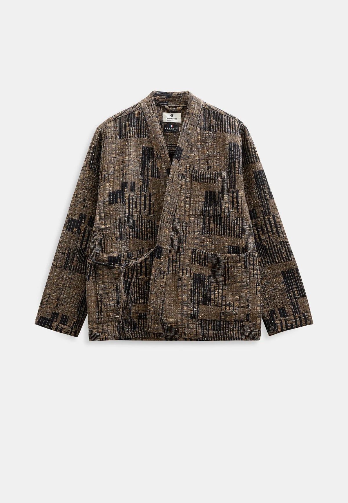 Akjesper Jaquard Kimono Caviar