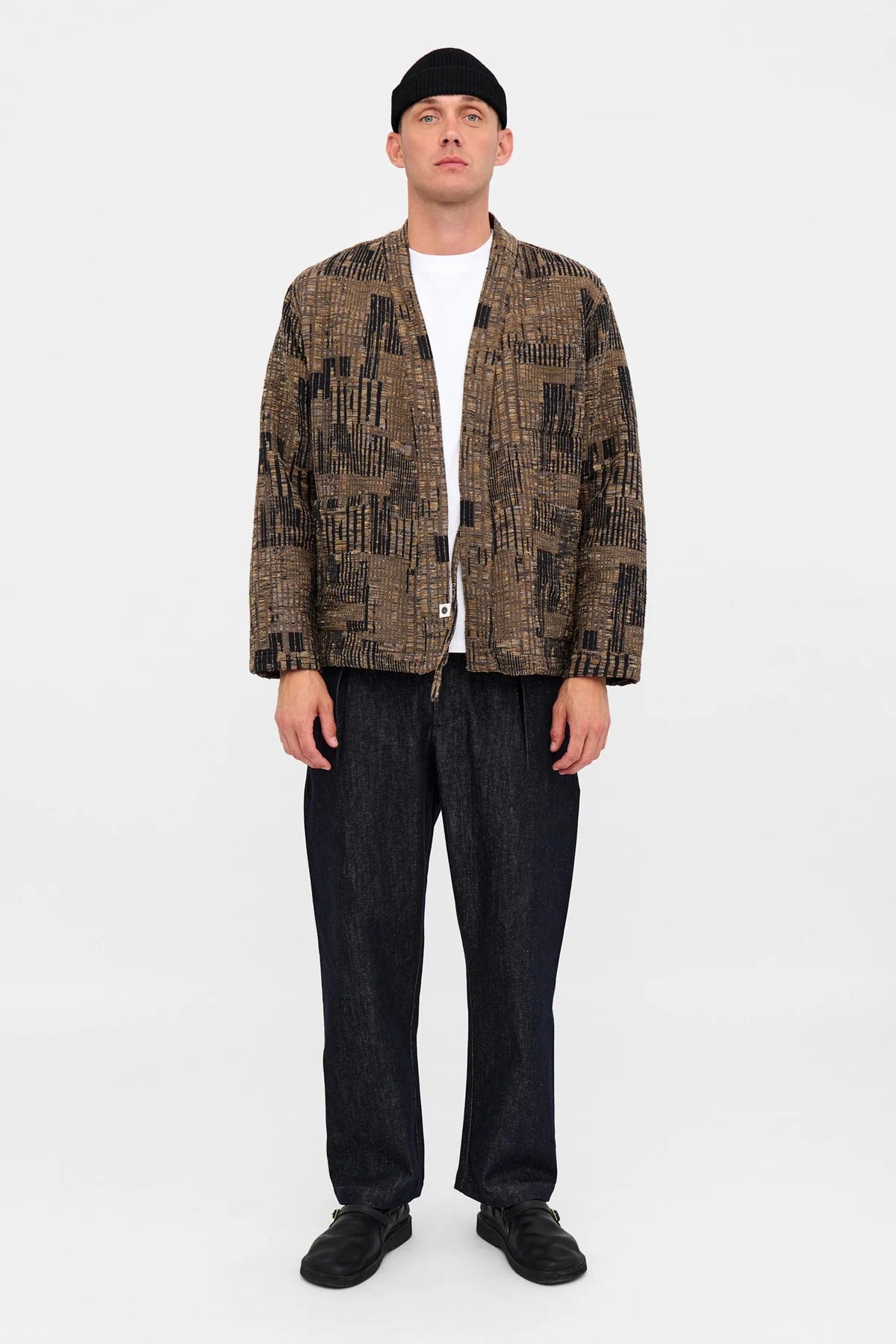 Akjesper Jaquard Kimono Caviar
