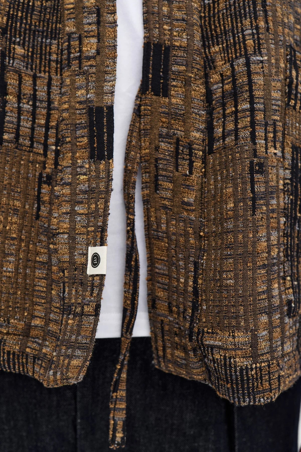 Akjesper Jaquard Kimono Caviar