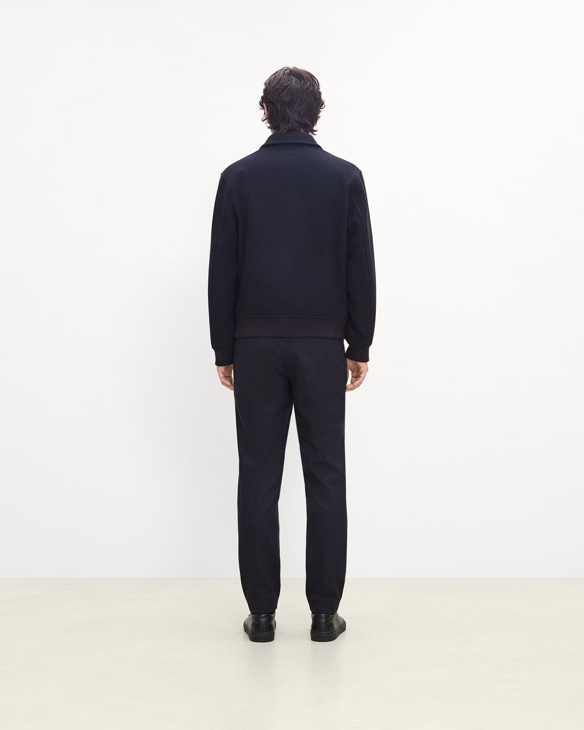 Plush Wool Blend Bomber Baltic