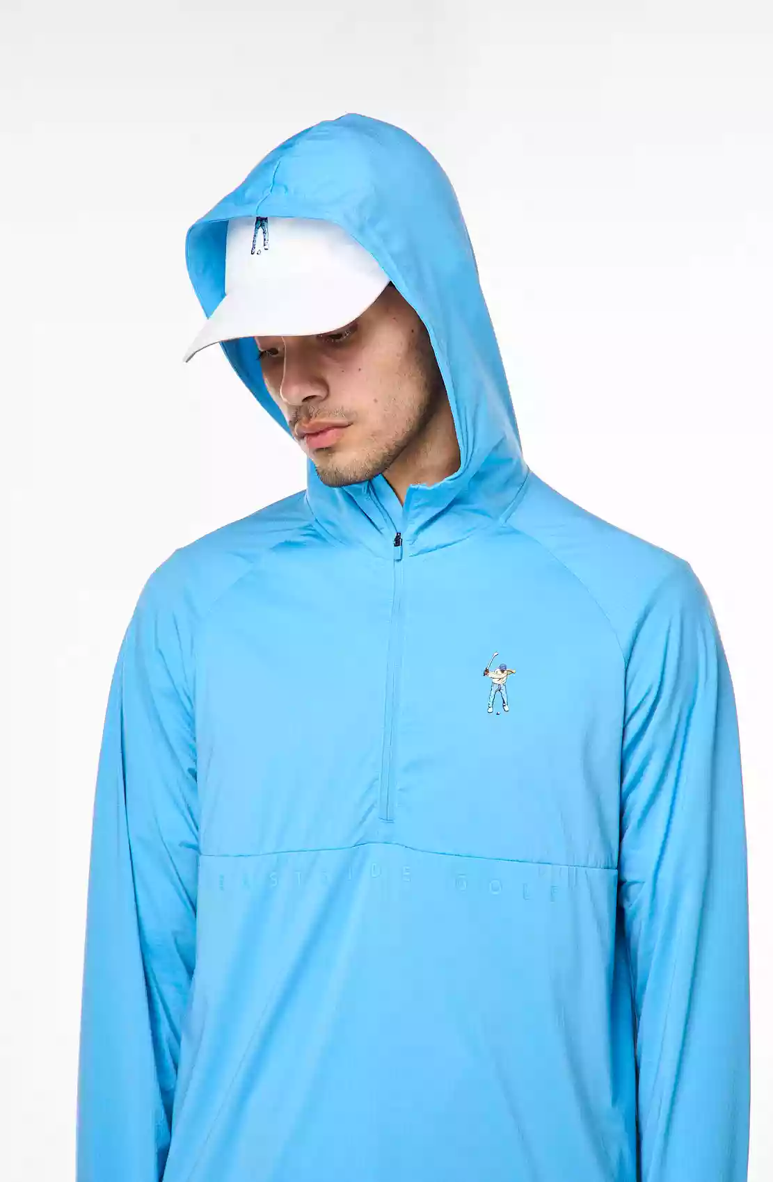 Performance Lightweight Hoodie Tranquil Blue