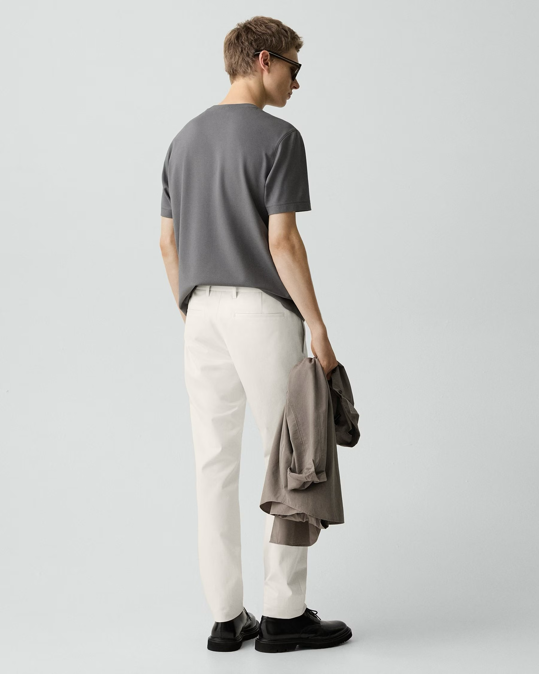 Zaine Pant in Moonsoft Cotton Winter Ivory