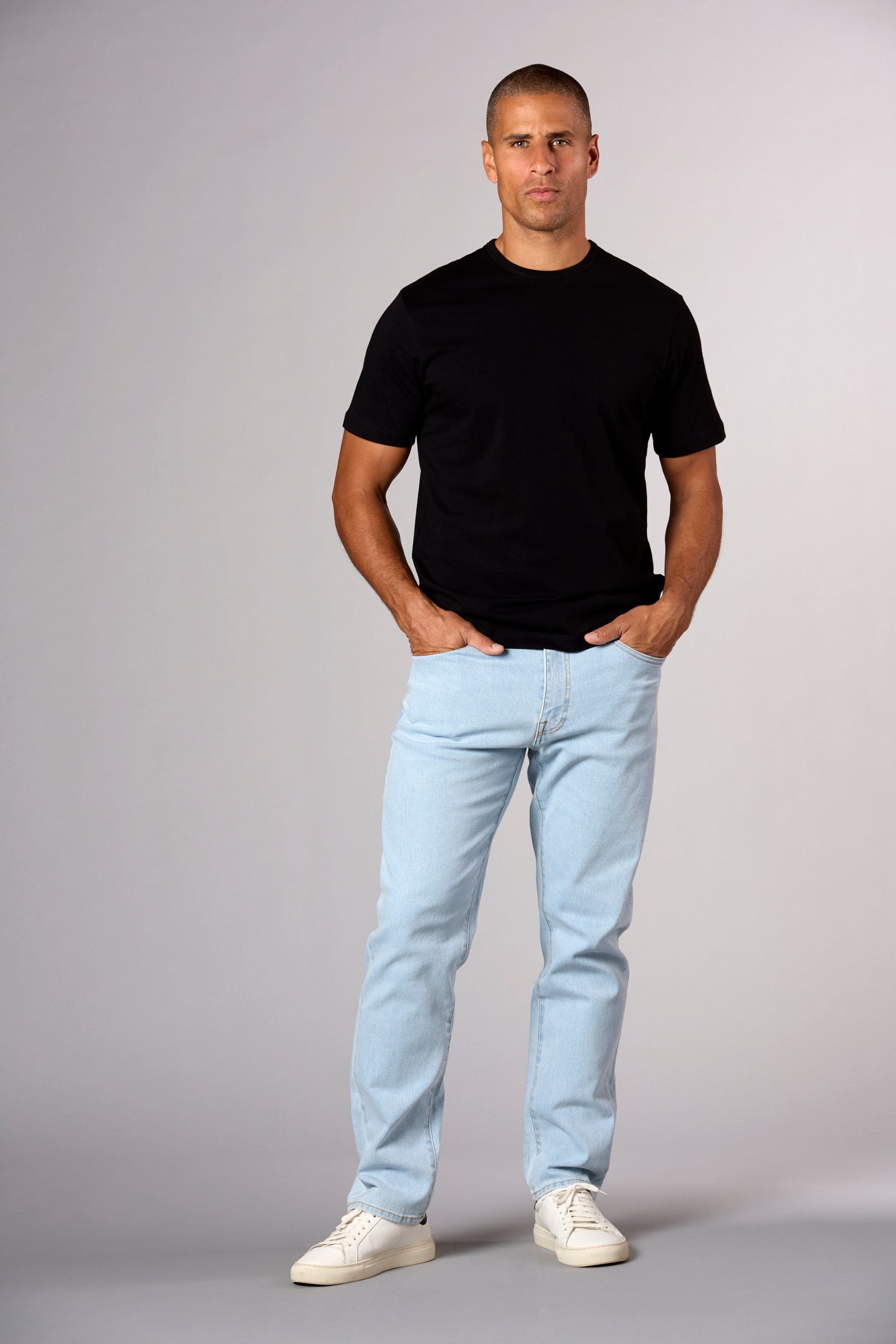 The Hudson Crew Tee in Heavy Cotton Jersey Black