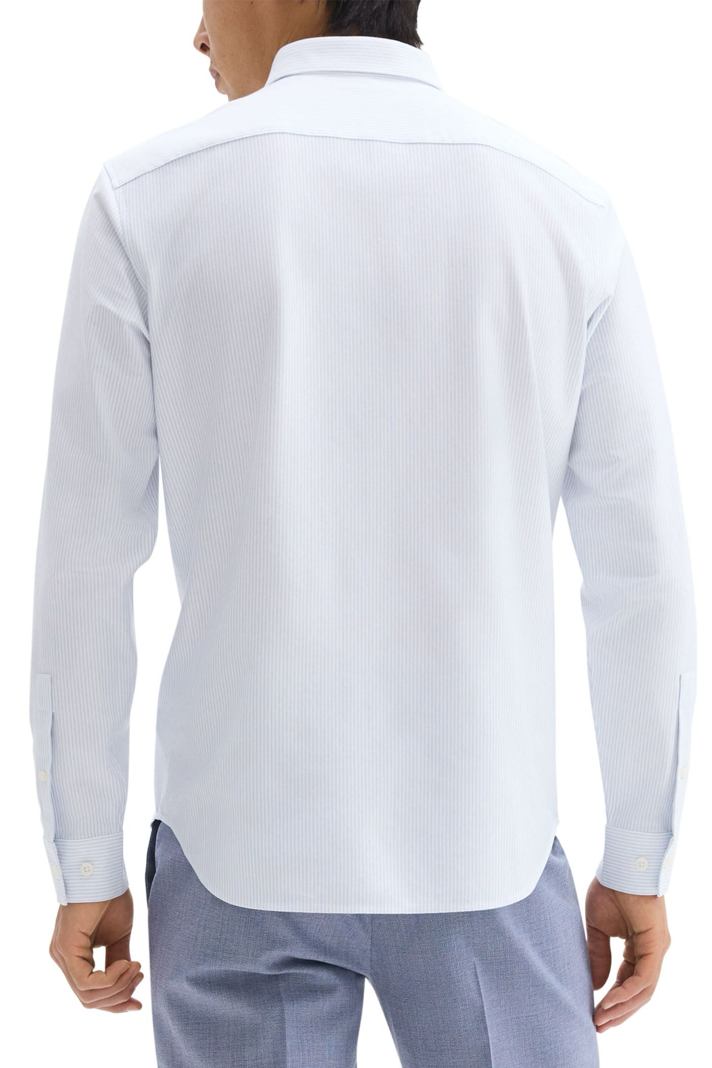 Sylvain Long Sleeve Shirt White/Clear Sky