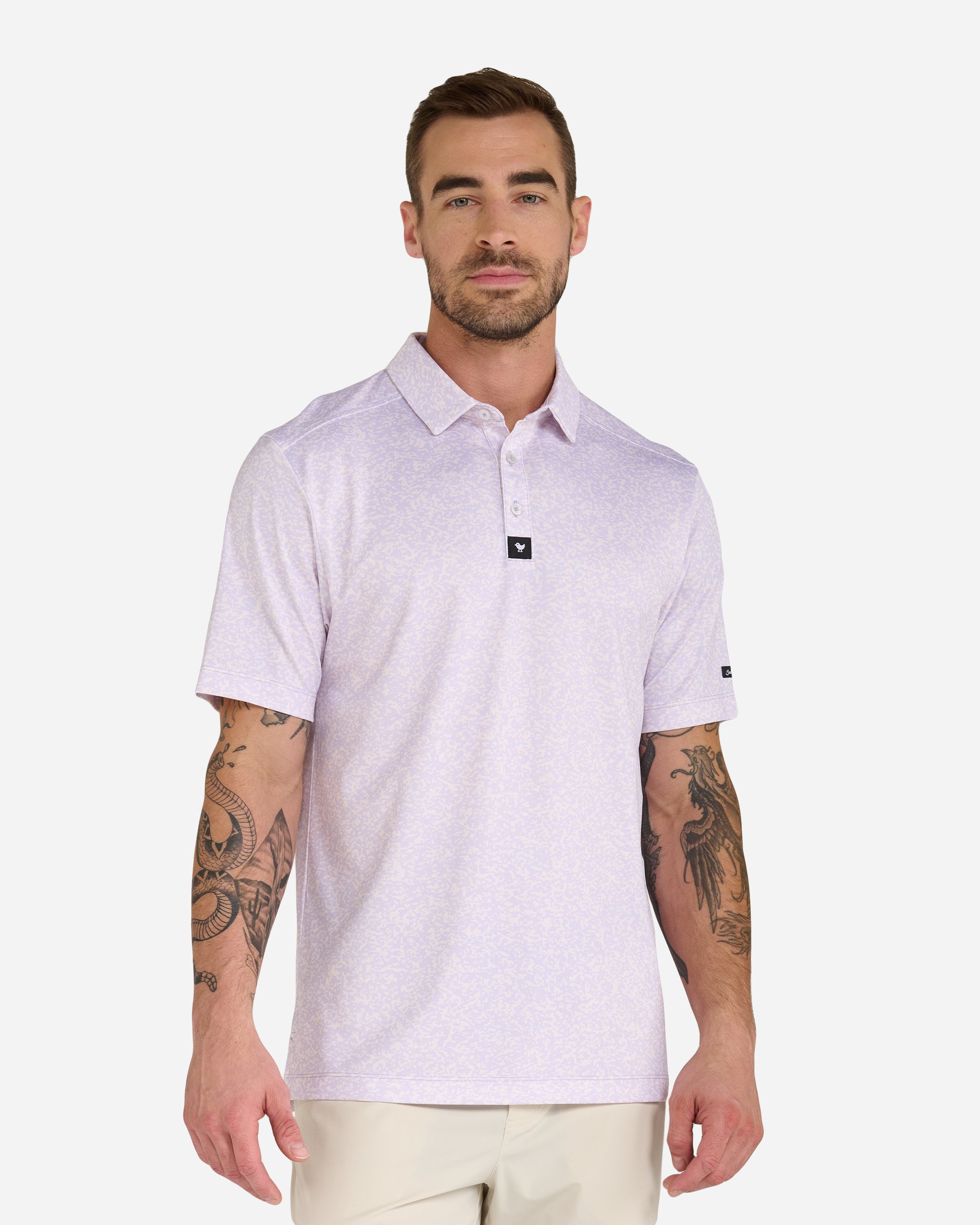 Abyss Pique Polo Purple