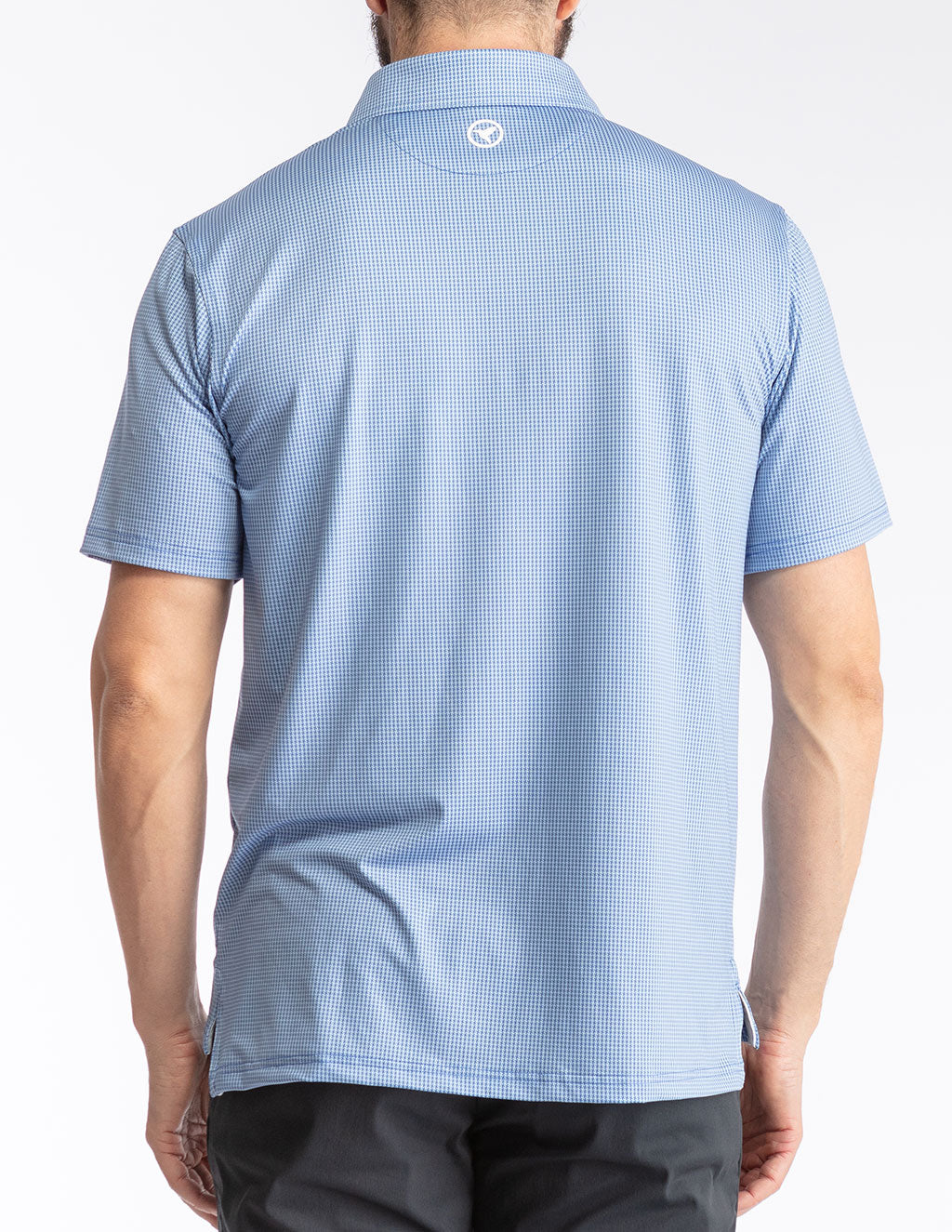 Henry Fjord Polo Skyway Houndstooth