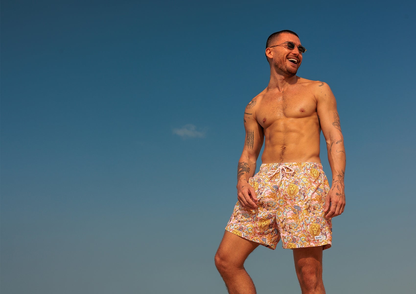 Leo Swim Trunk Pink