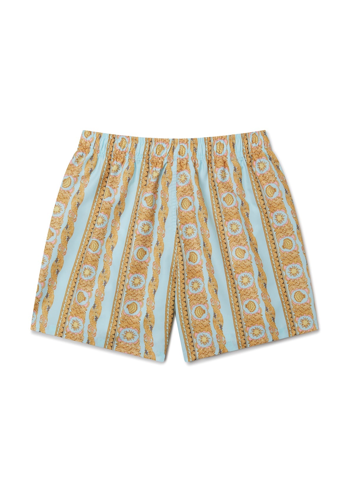 Baroque Stripe Swim Trunk Blue