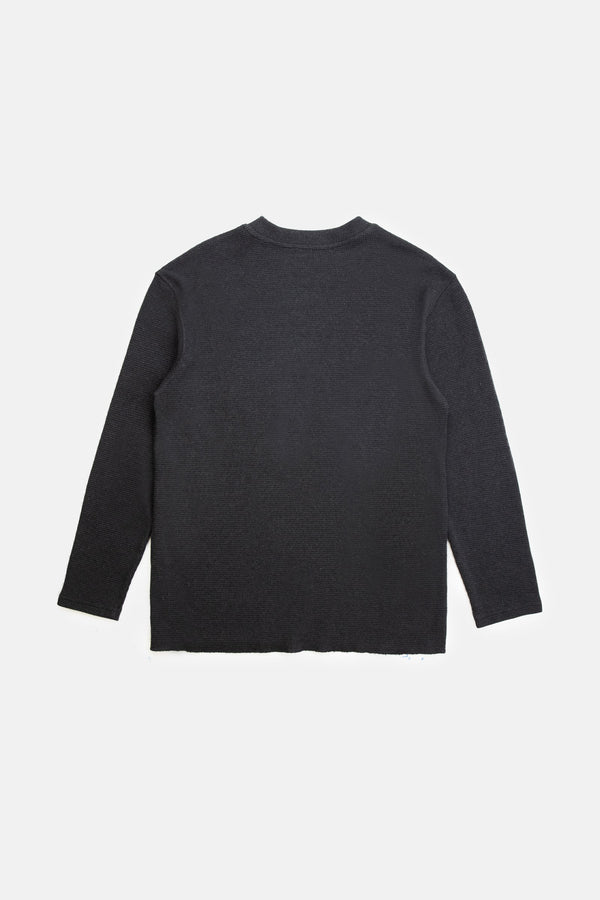 Classic Waffle Knit Vintage Black