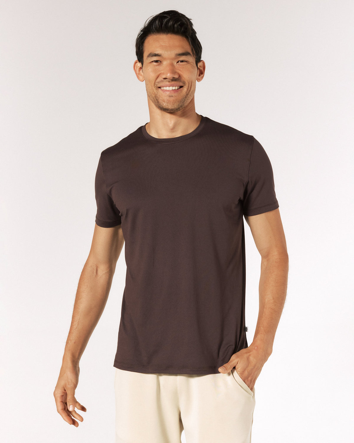 Core Crew Neck Tee Bordeaux