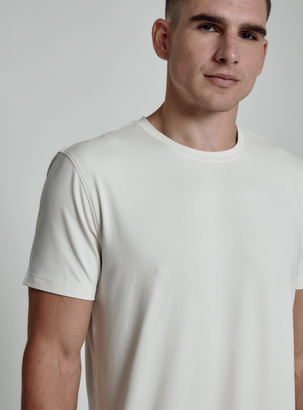 Core Crew Neck Tee Ecru