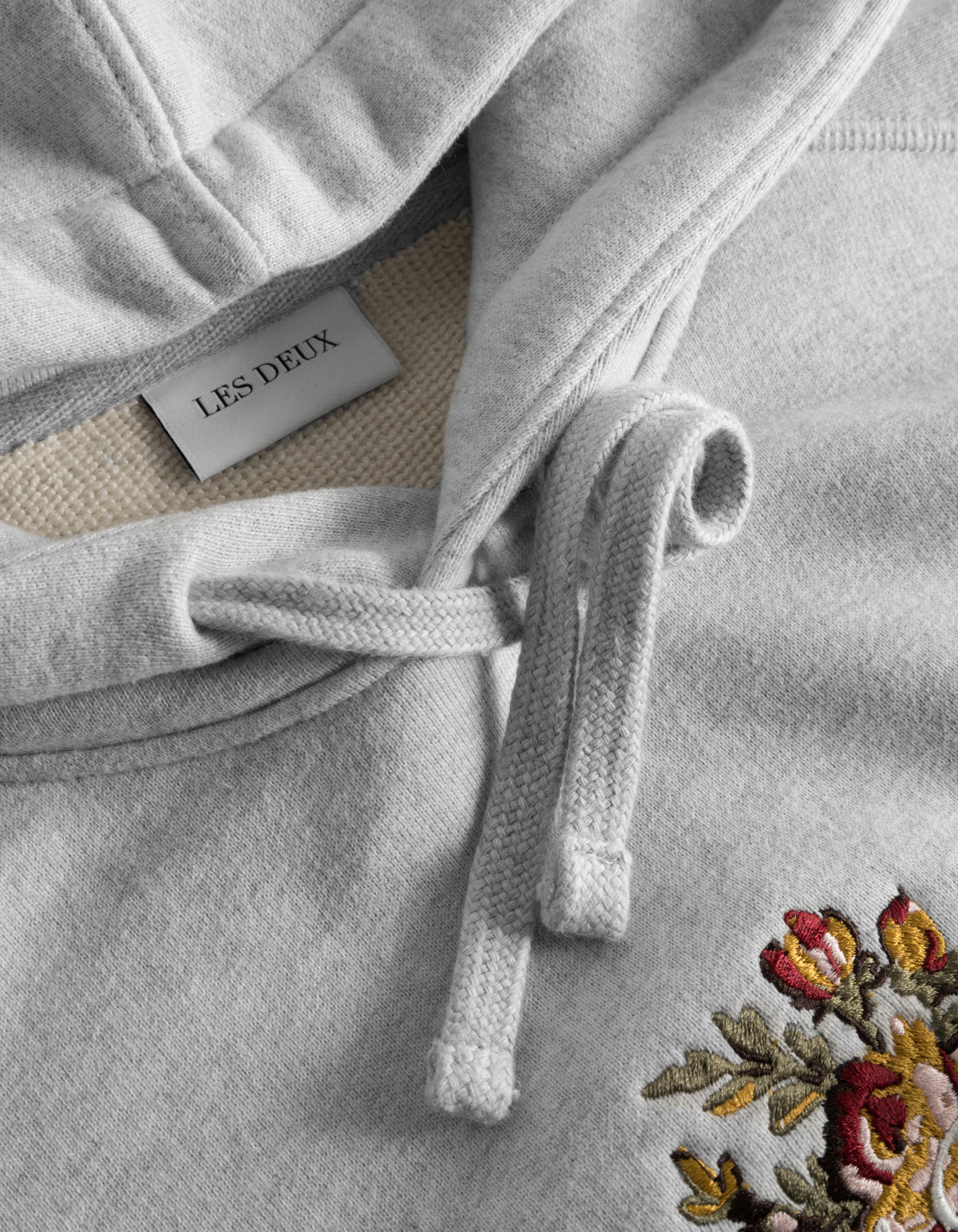 Fiore Hoodie in Snow Melange