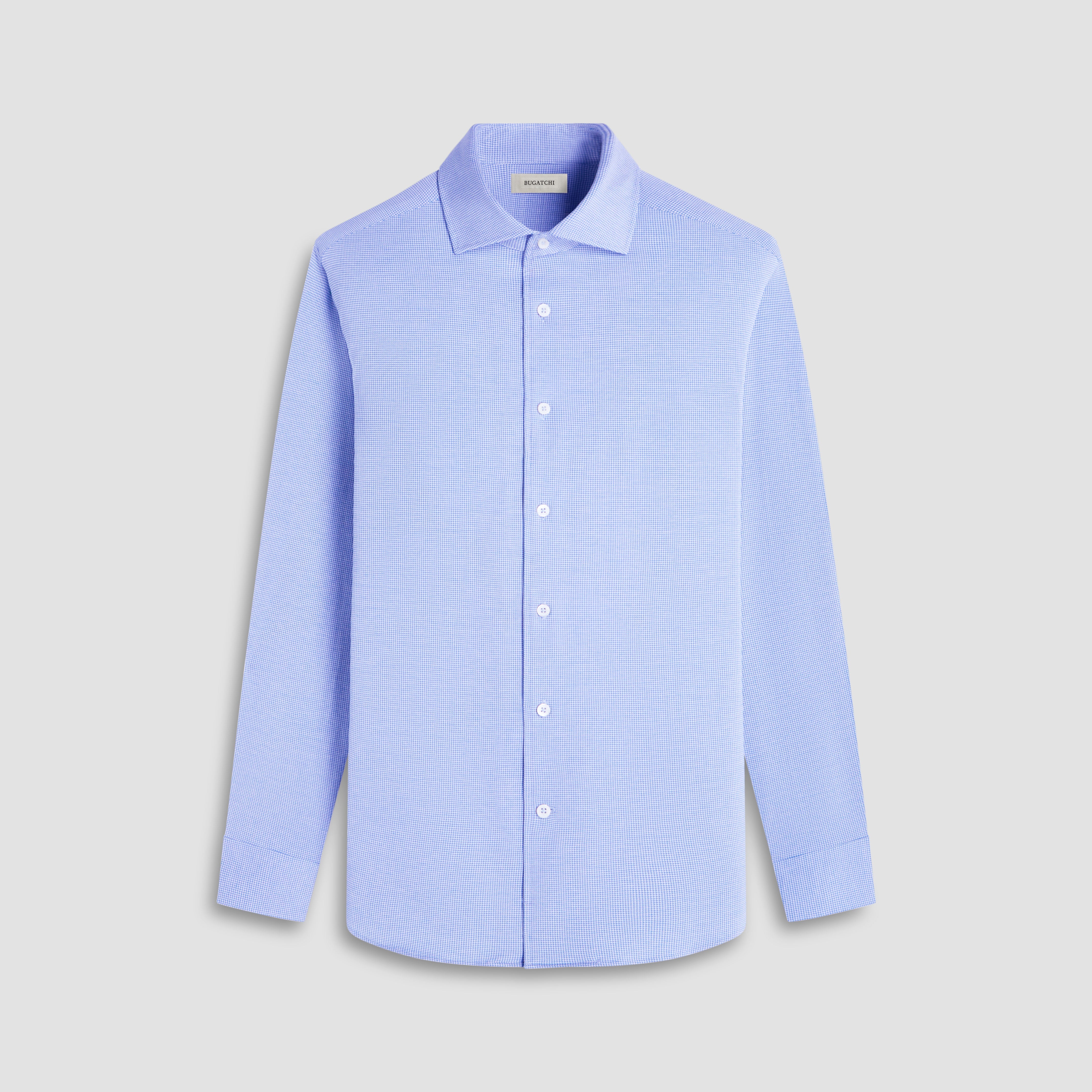 OOOHCotton Devon Long Sleeve Shirt Classic Blue