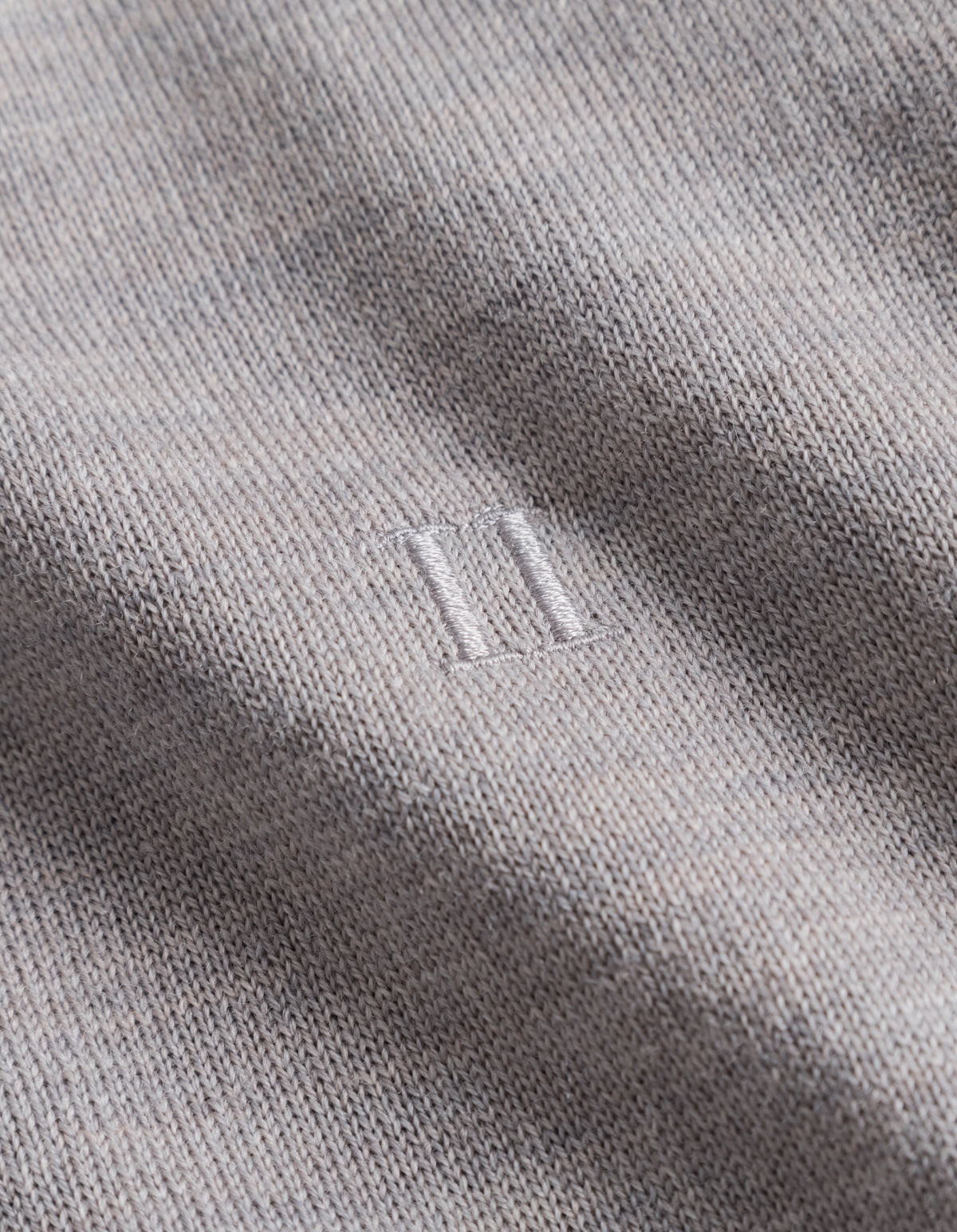 Greyson Half-Zip Merino Knit in Concrete Melange