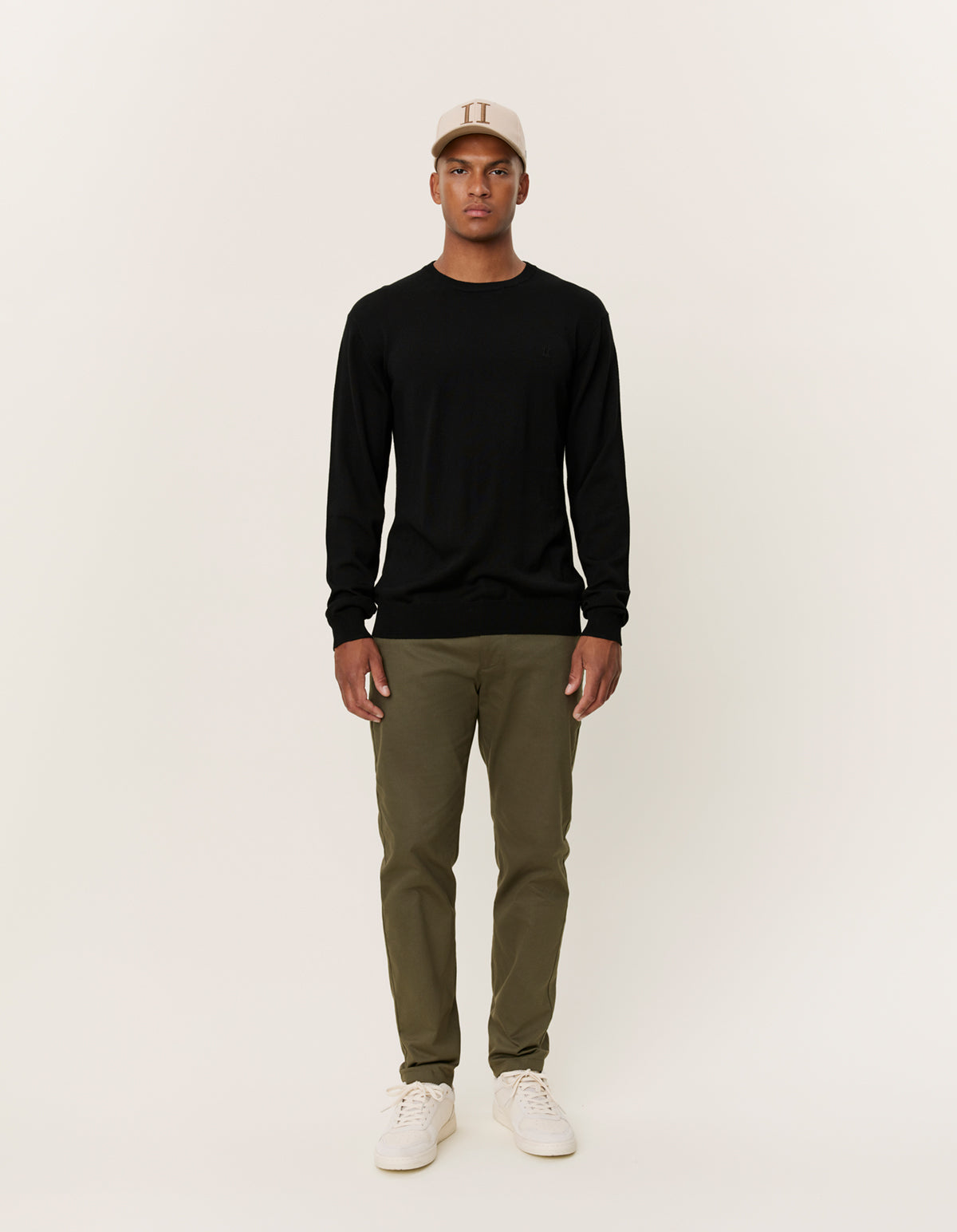 Greyson Merino Knit Sweater, Black